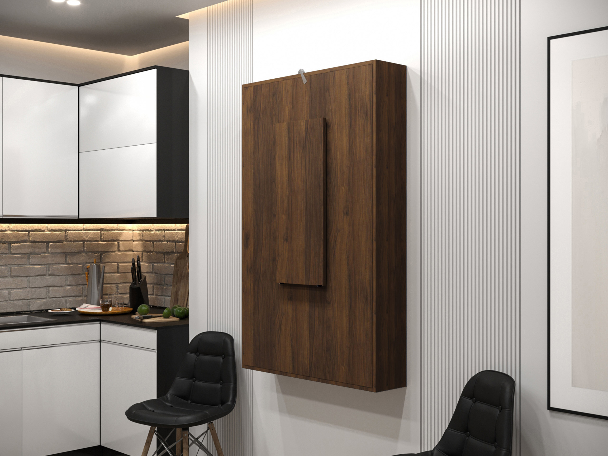 Table pliante Pinis III (Noyer)