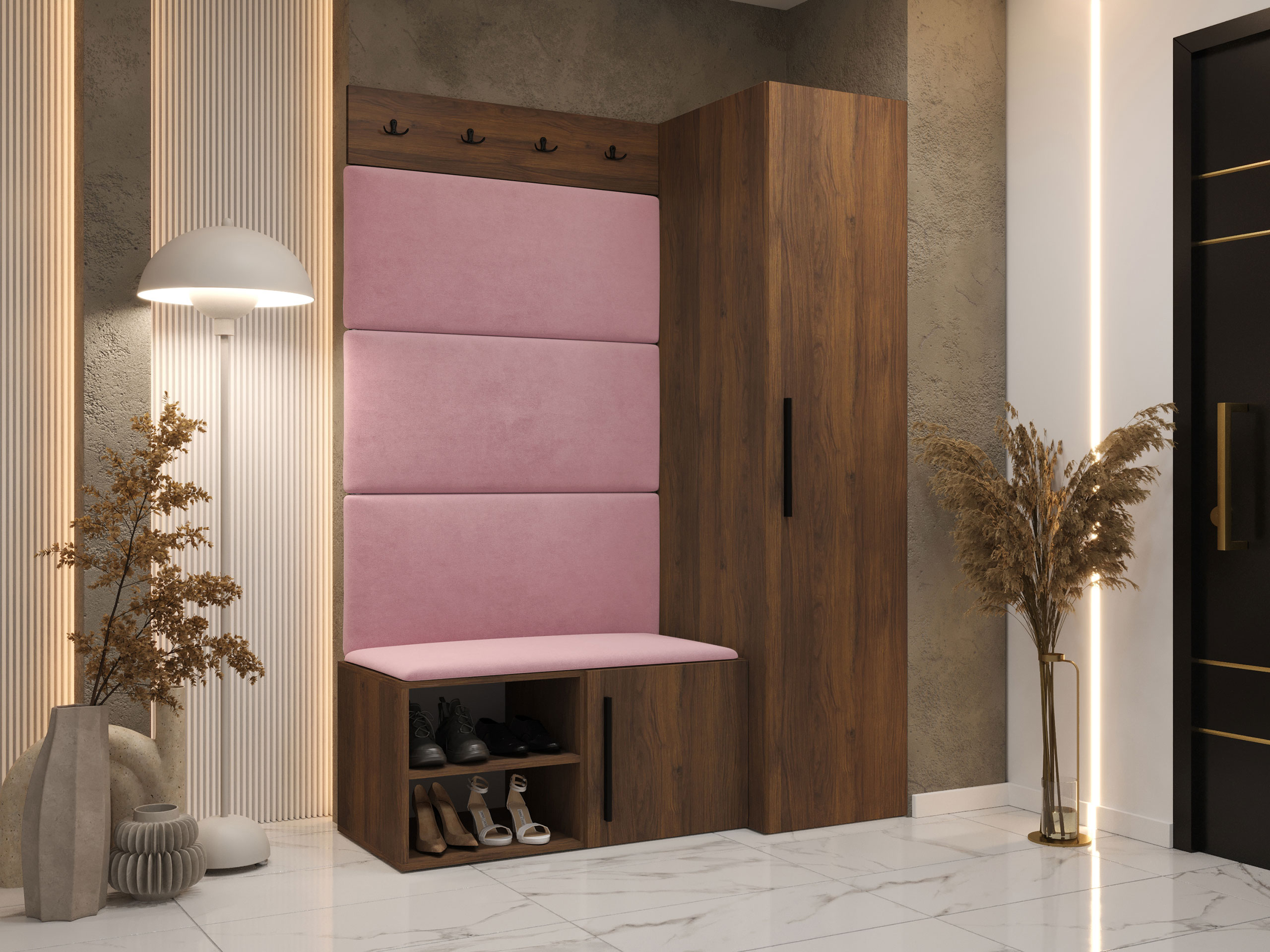 Meuble d'entrée Nitos II (Noyer)