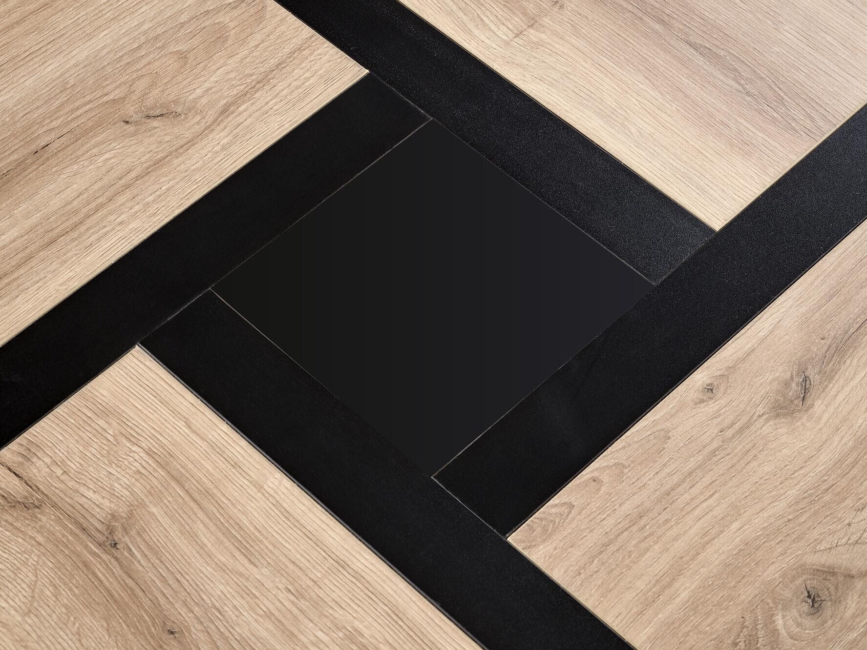Table basse Houston 1698 (Craft chêne + Noir)