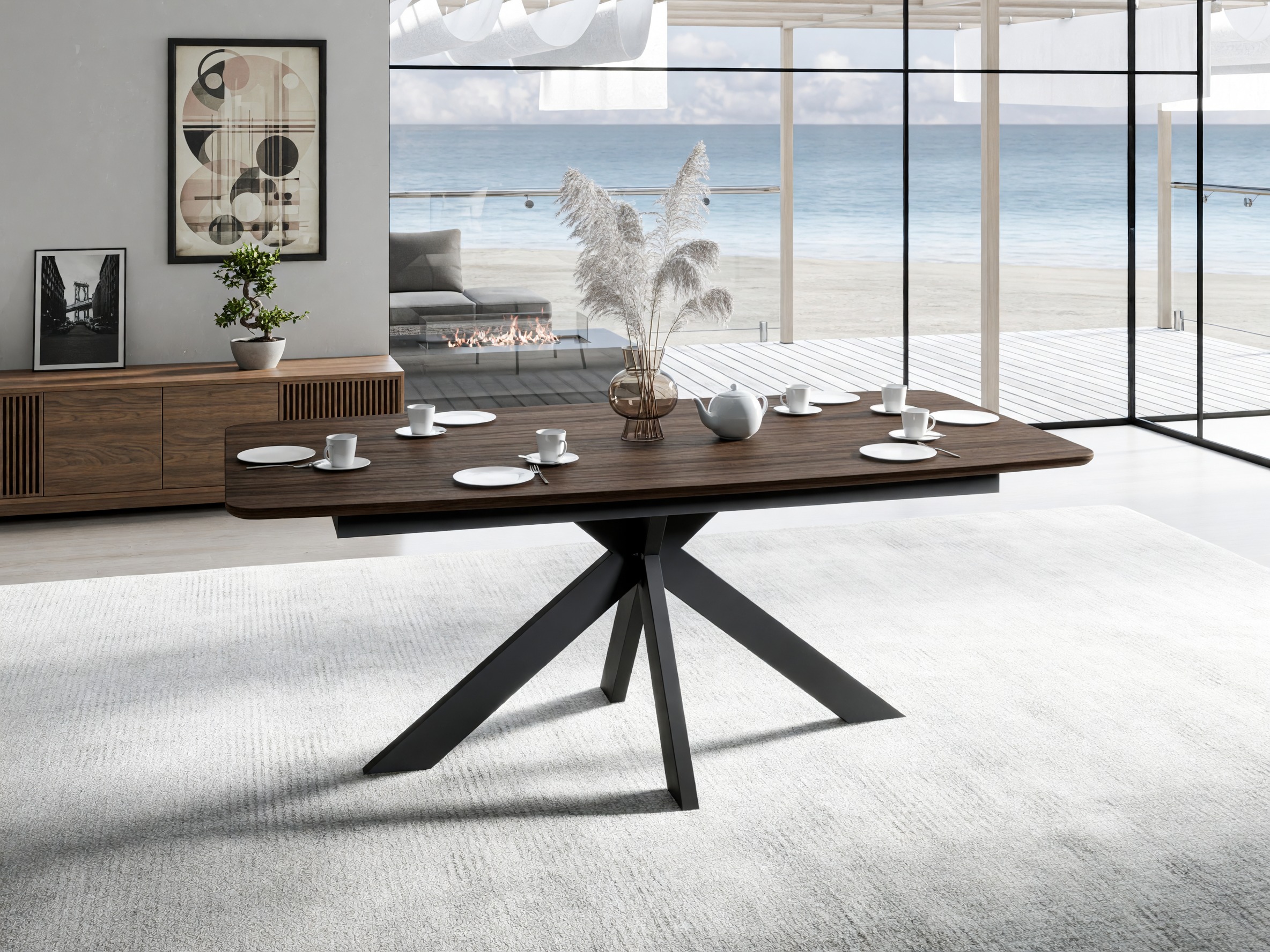 Table Ogden 175 (Noyer)