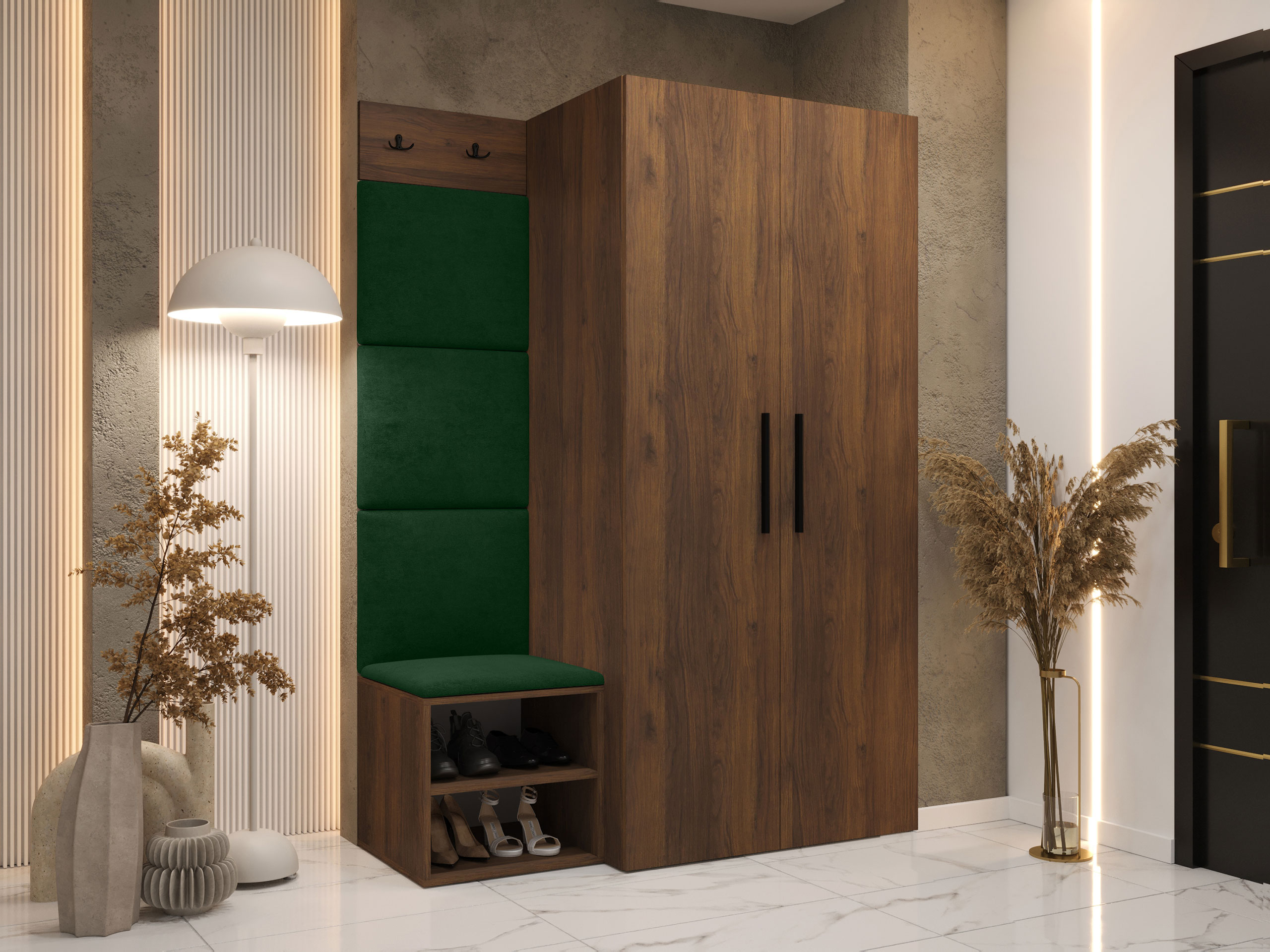 Meuble d'entrée Nitos IV (Noyer)