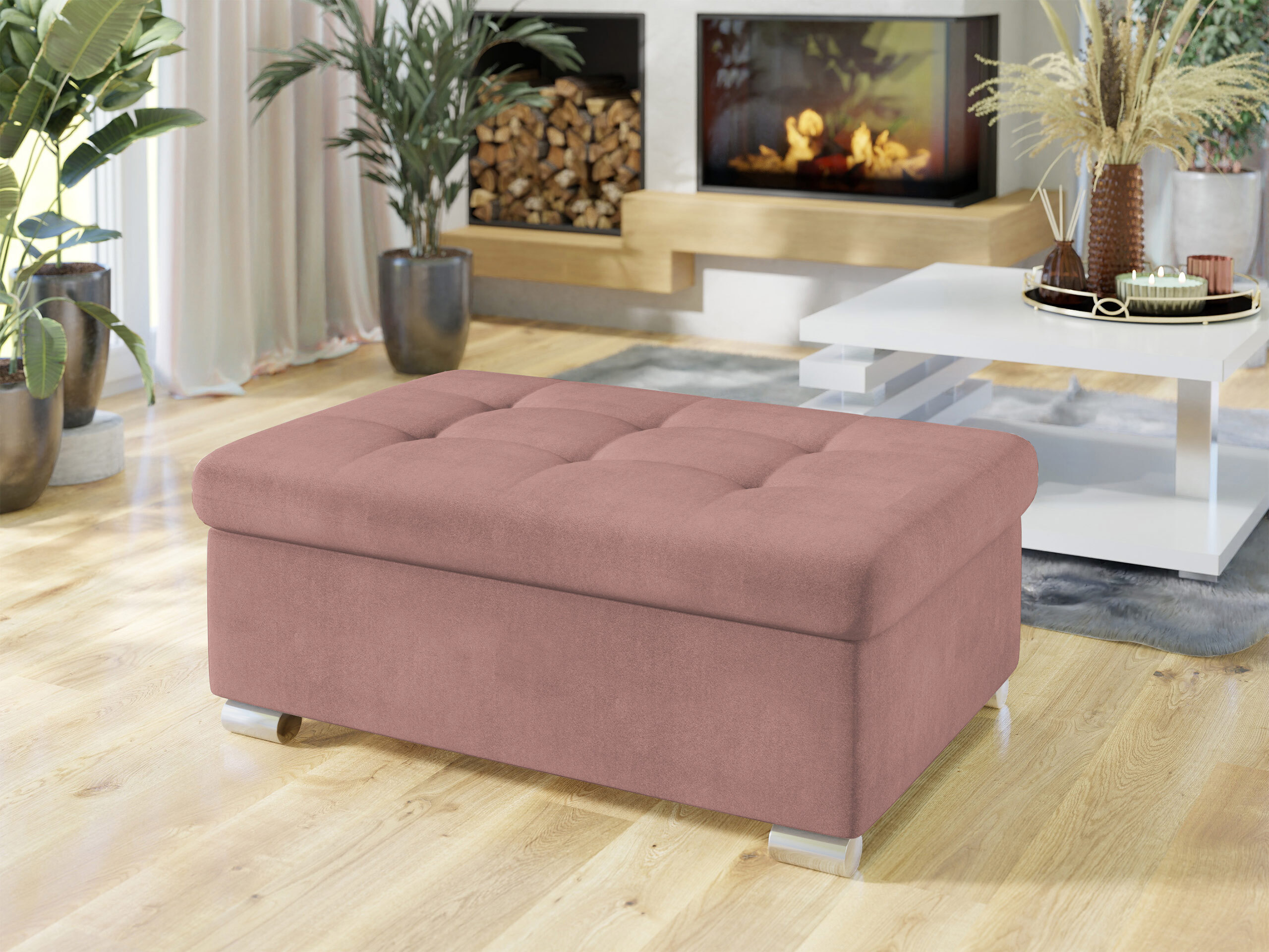 Banc rembourré Comfivo Gemma I (Venus Velvet 2918)