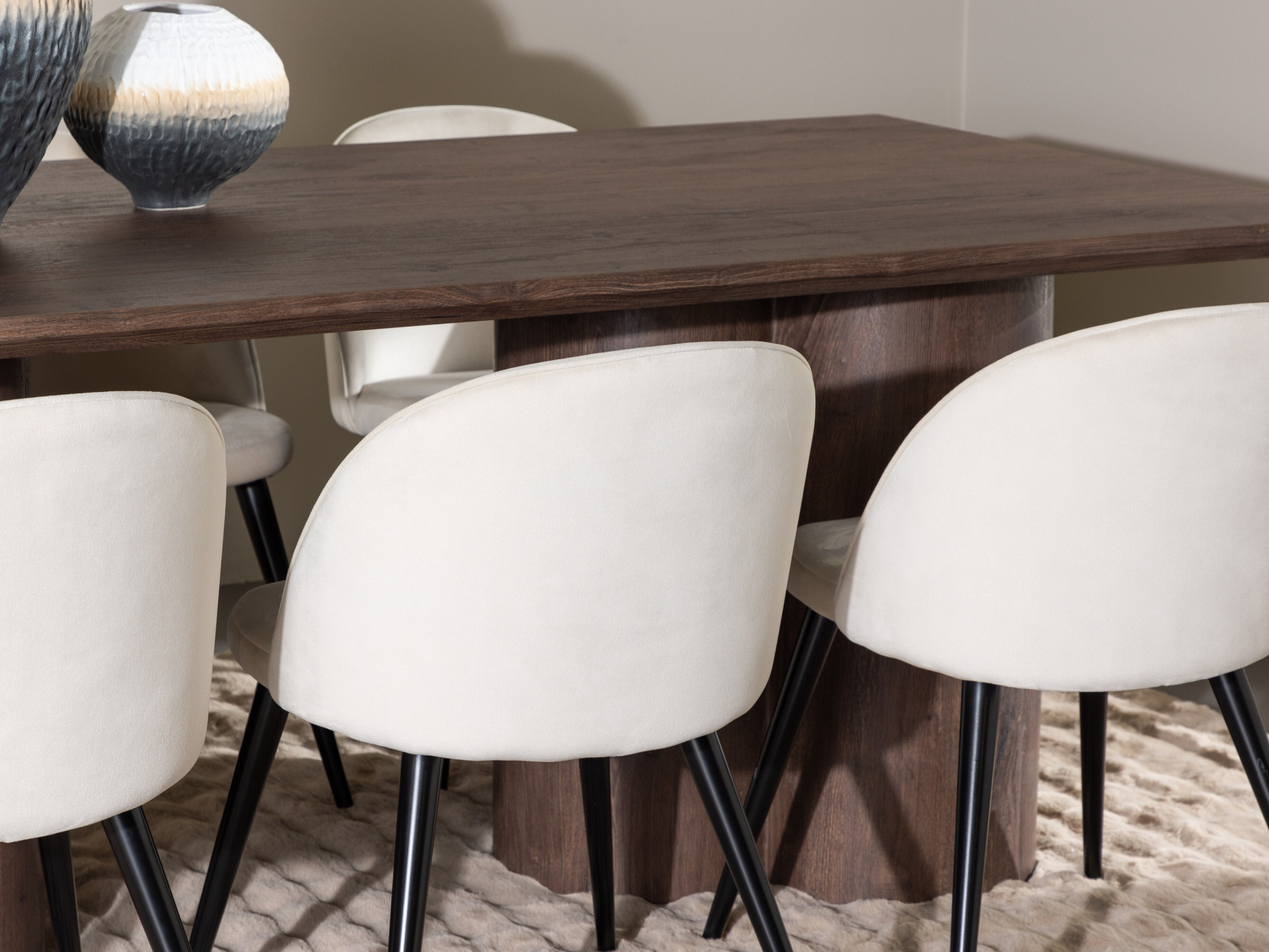 Salle à manger complète Dallas 5330 (Marron)
