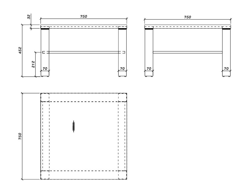 Table basse Ontario 235 (Blanc)