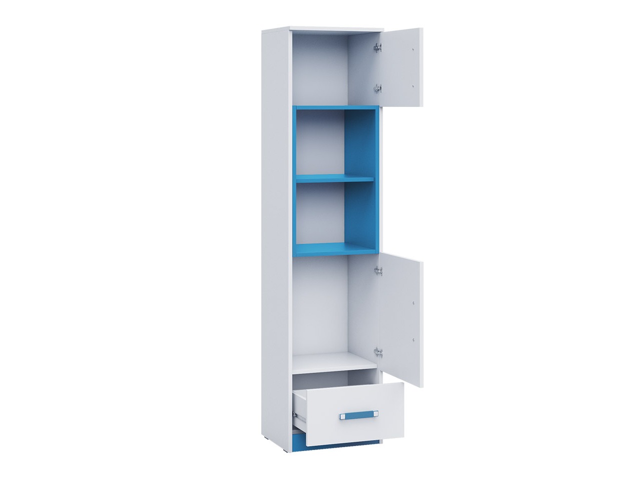 Chambre enfant complète Sorviru 106 (Blanc + Rose)