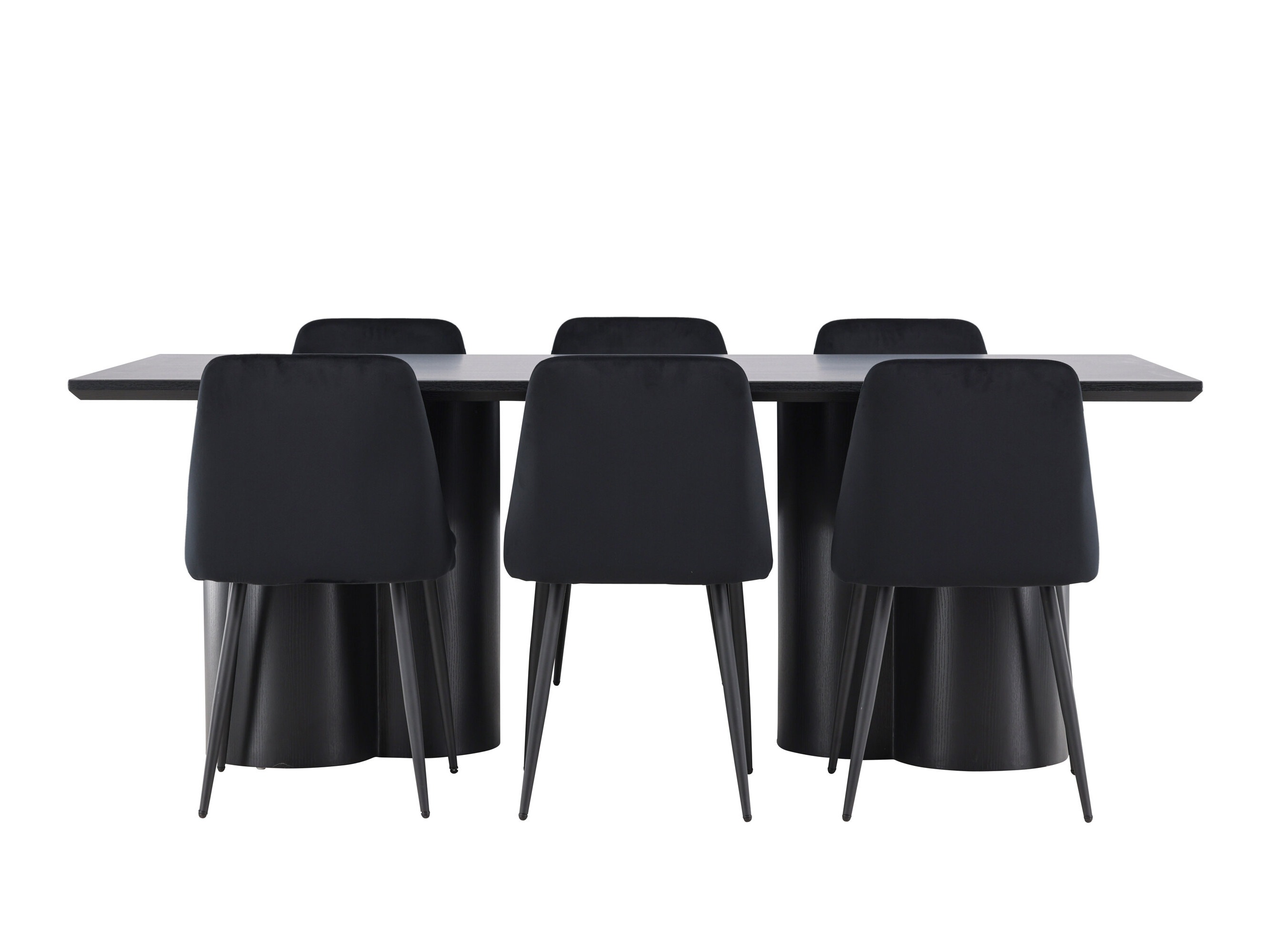 Salle à manger complète Dallas 5182 (Noir)