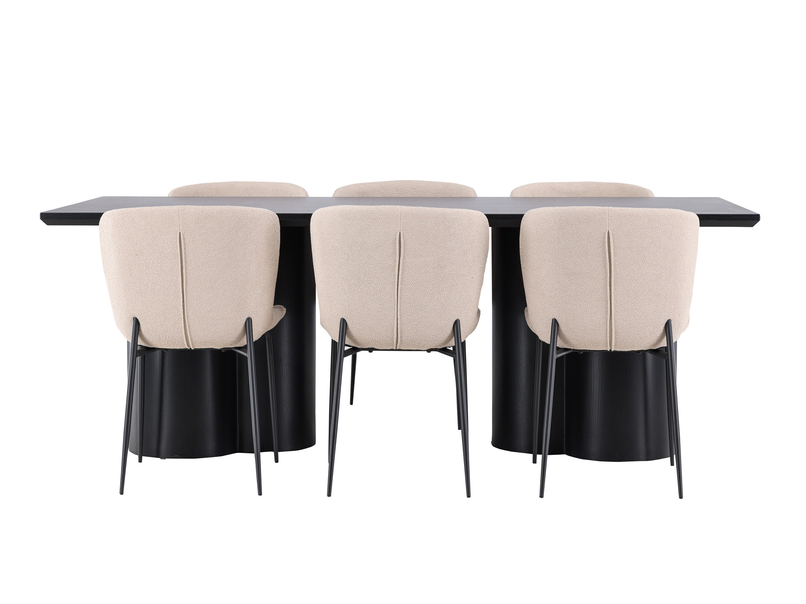 Salle à manger complète Dallas 5343 (Beige)