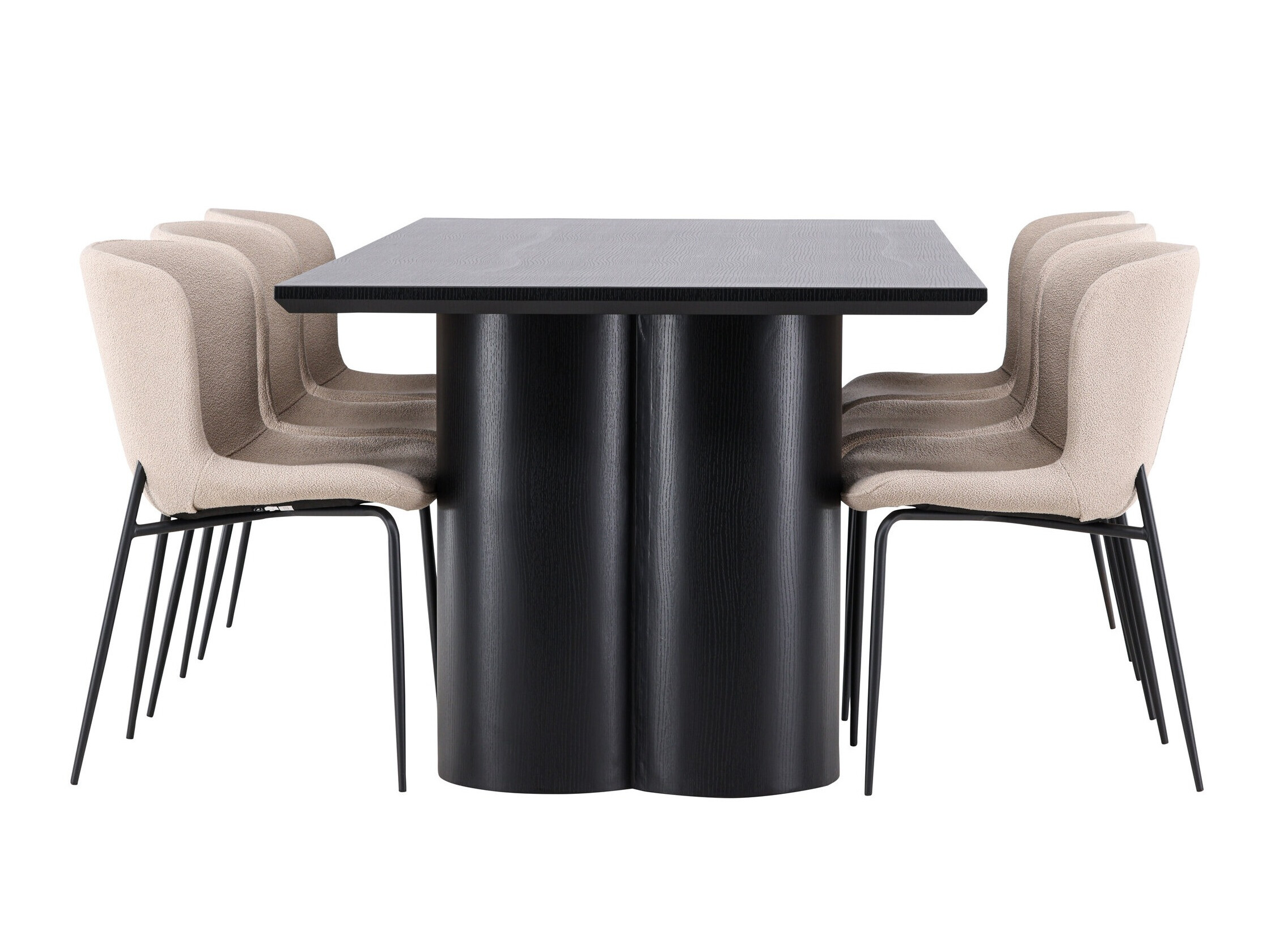 Salle à manger complète Dallas 5343 (Beige)
