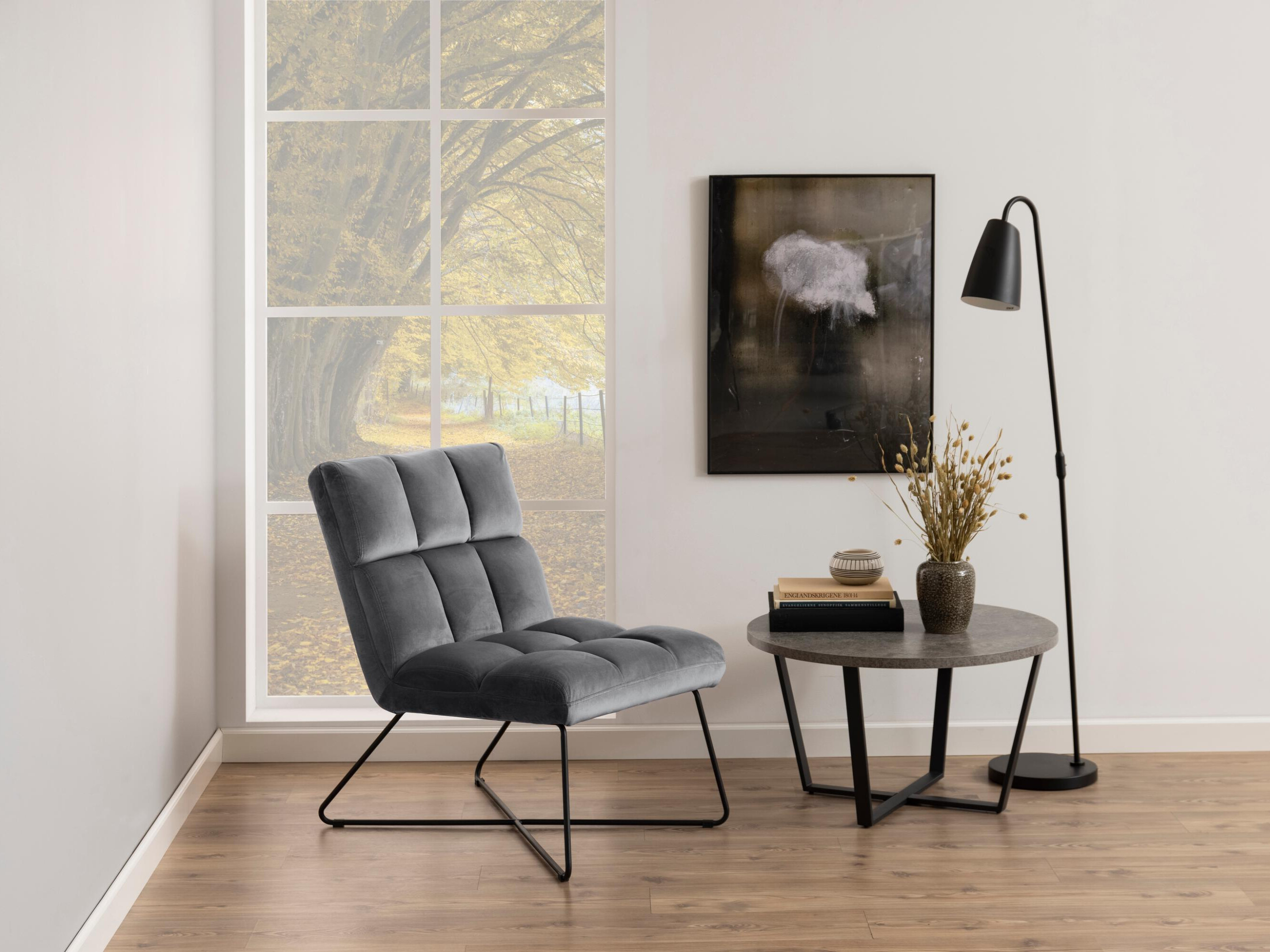Fauteuil Norsica 370 (Gris foncé + Noir)