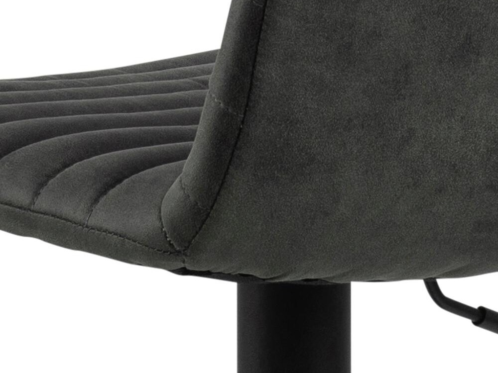 Chaise de bar mi-hauteur Norsica 501 (Anthracite + Noir)