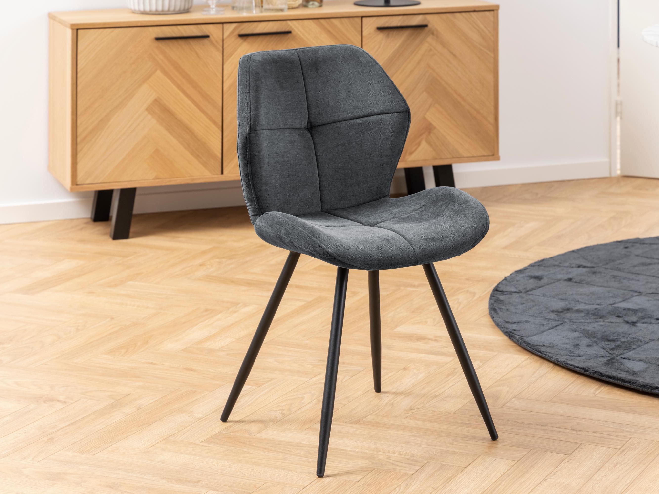 Chaise Norsica 637 (Noir + Anthracite)