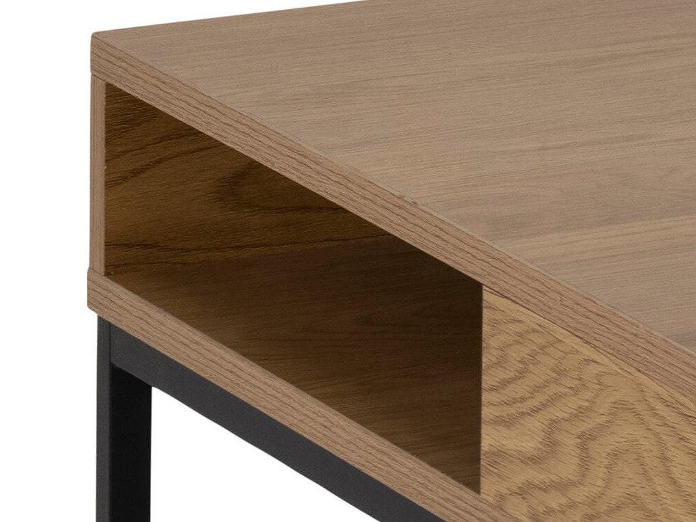 Table basse Norsica 477 (Chêne sauvage + Noir)