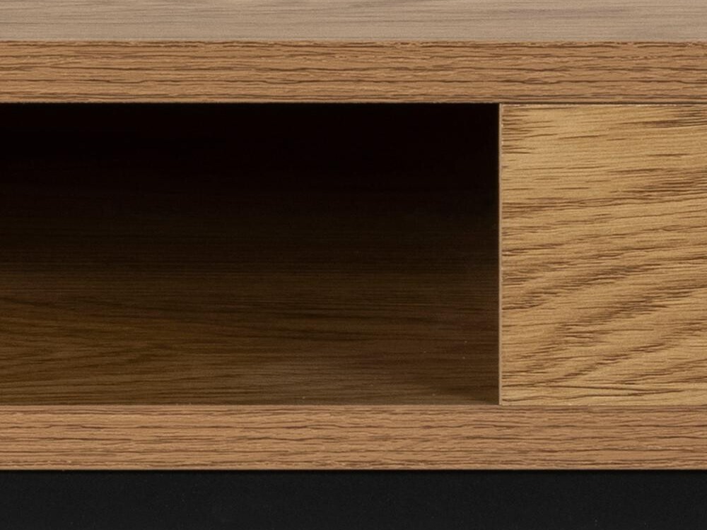 Table basse Norsica 477 (Chêne sauvage + Noir)
