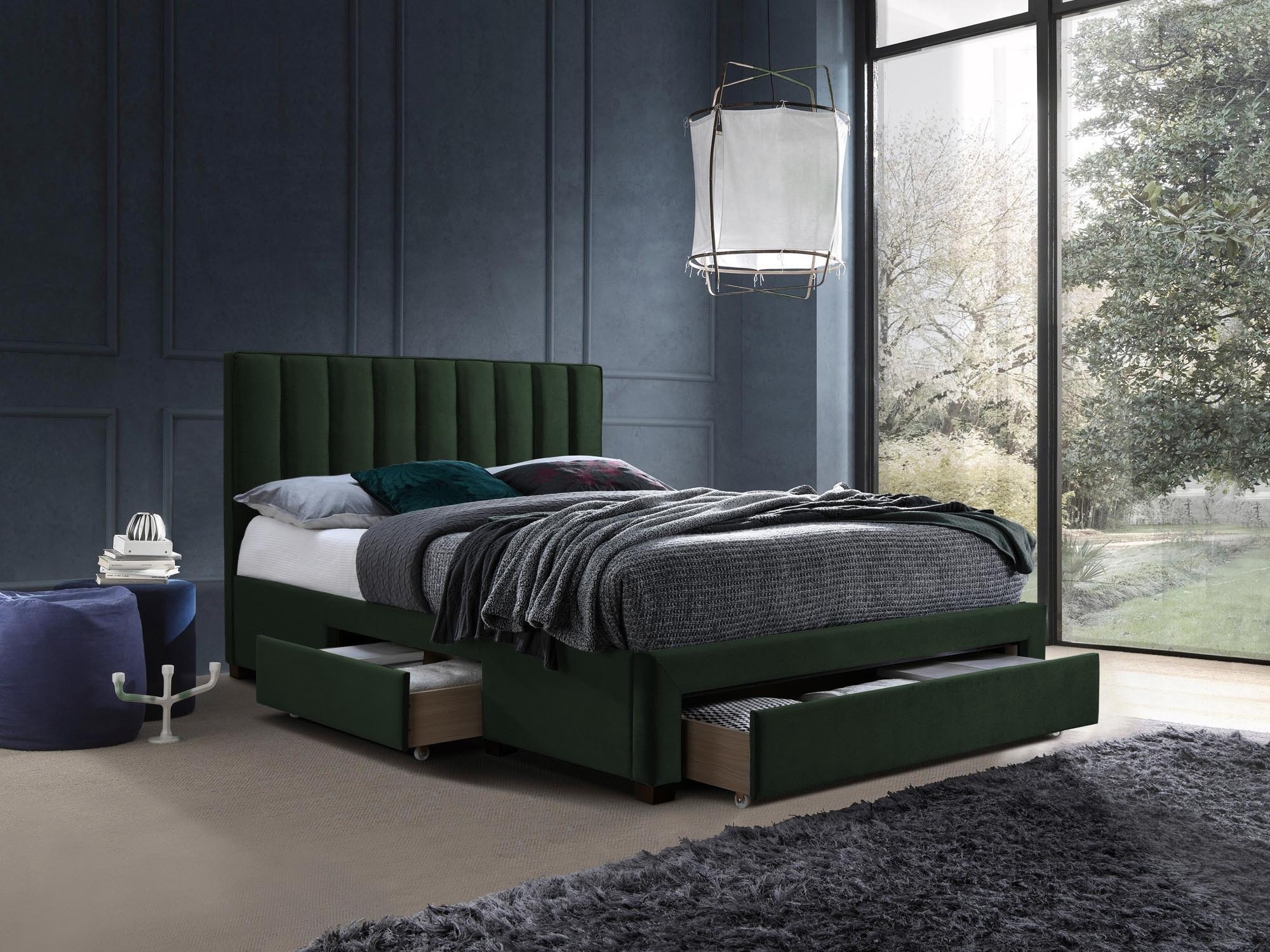 Lit Houston Fides (Vert foncé)
