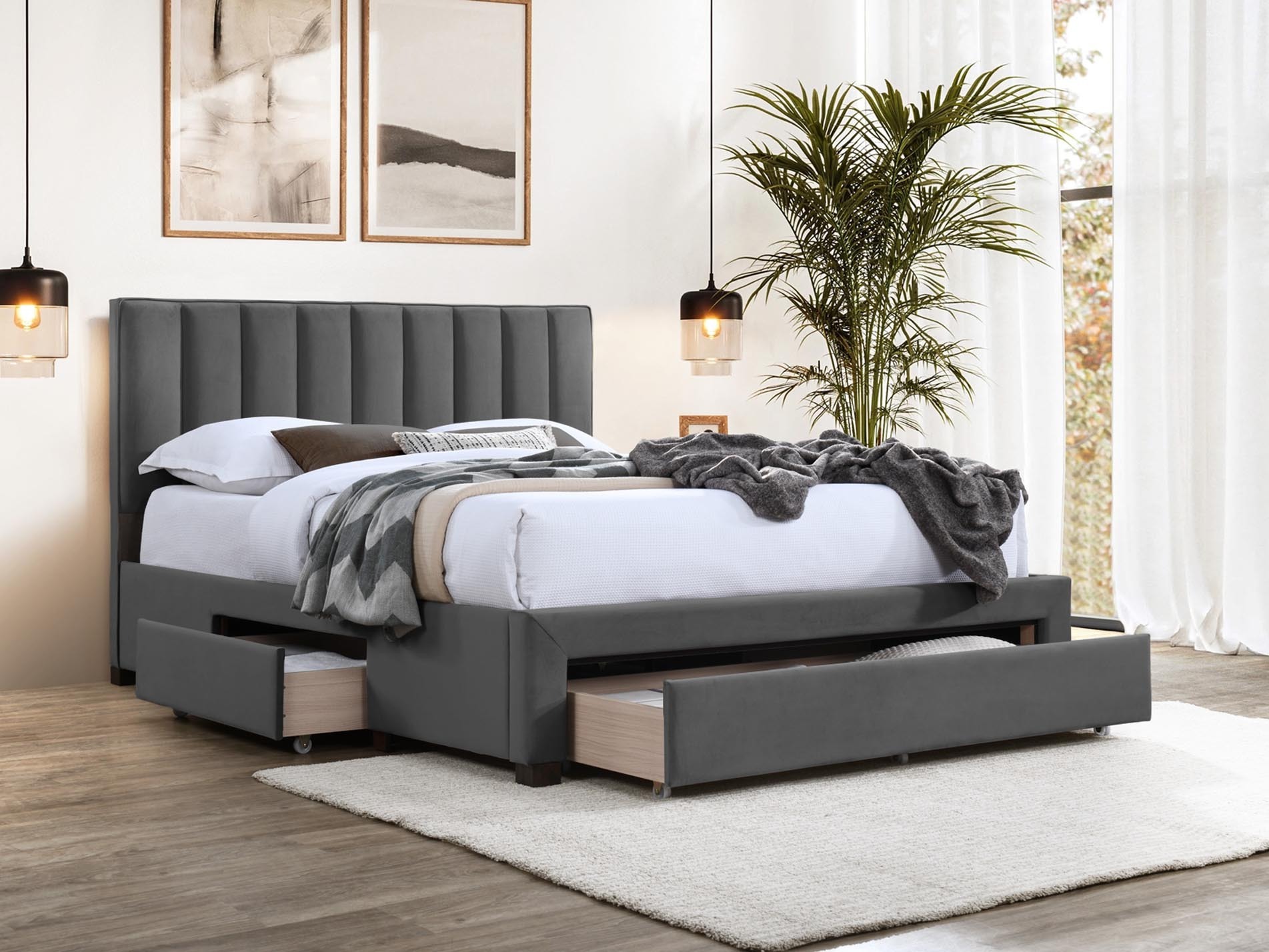 Lit Houston Fides (Gris)
