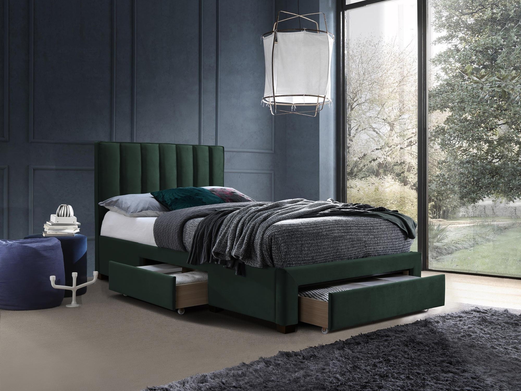Lit Houston Fides (Vert foncé)