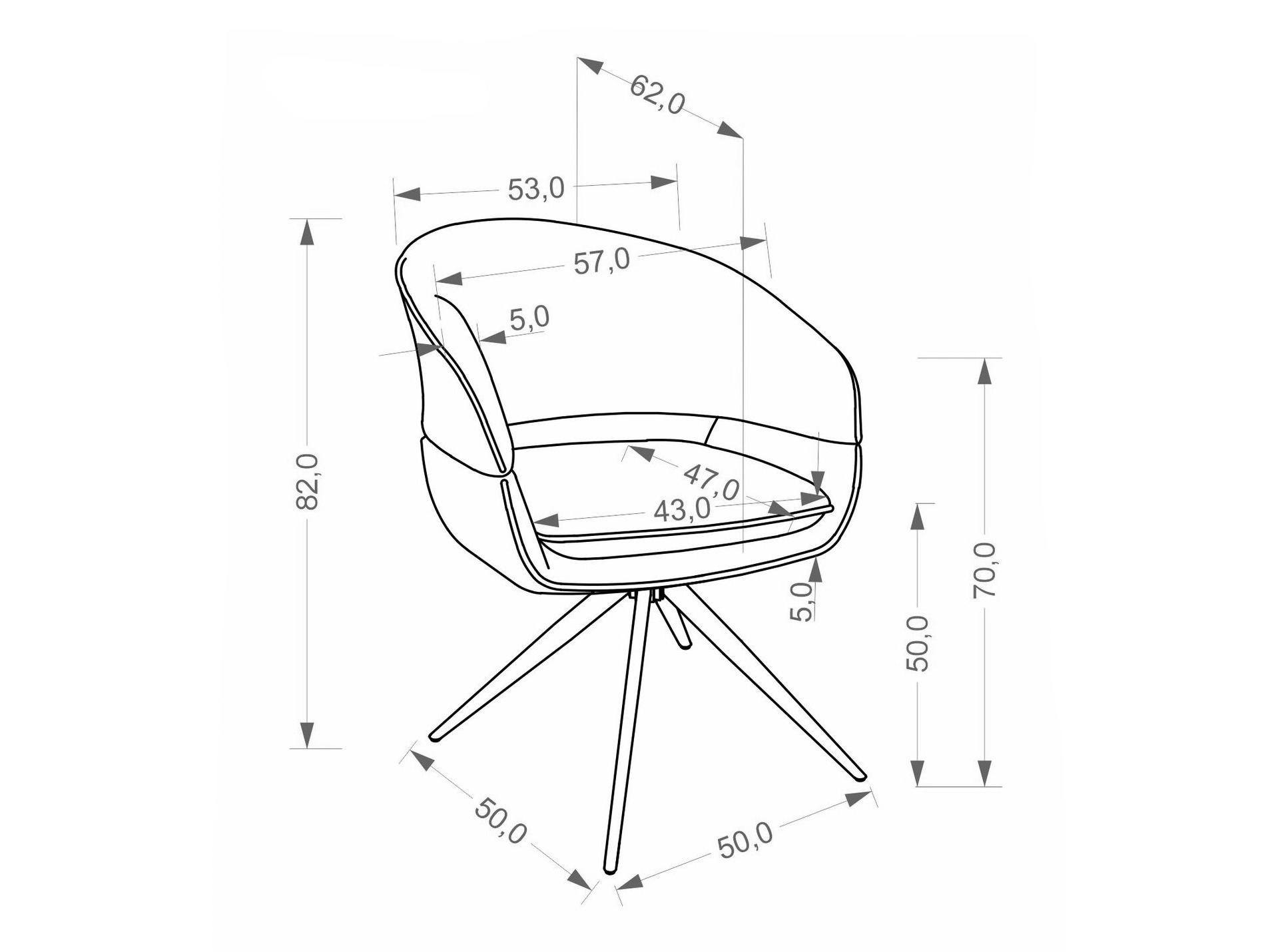 Chaise Houston 2154 (Monte 26)
