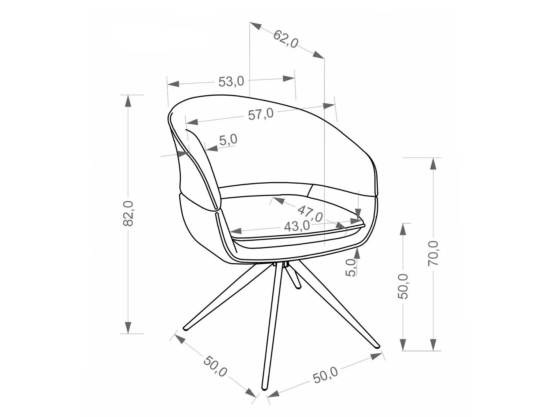 Chaise Houston 2154 (Monte 11)