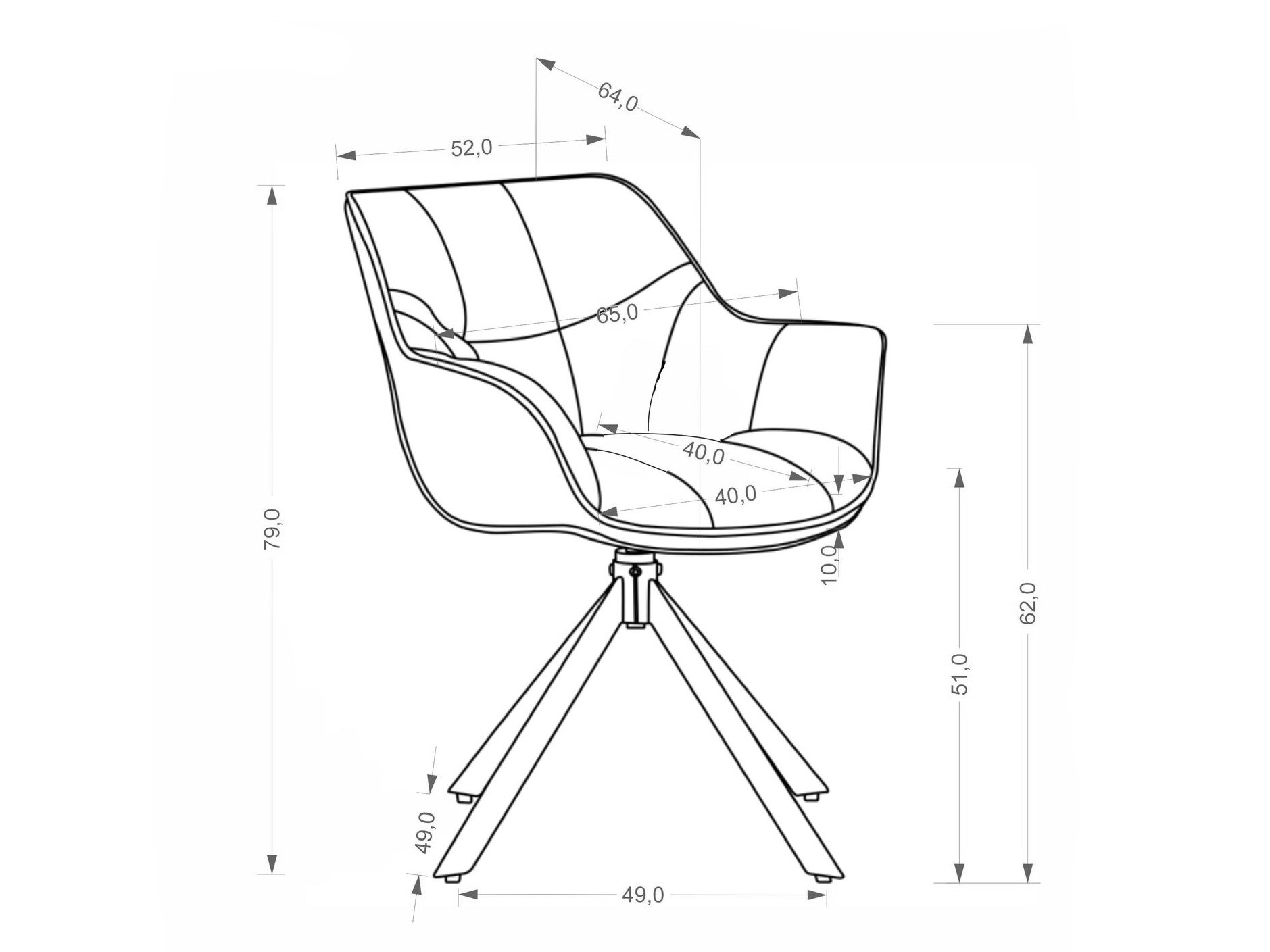 Chaise Houston 2155 (Mavel 38)