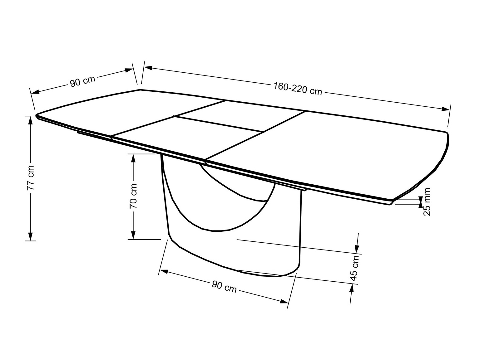 Table Houston 2160