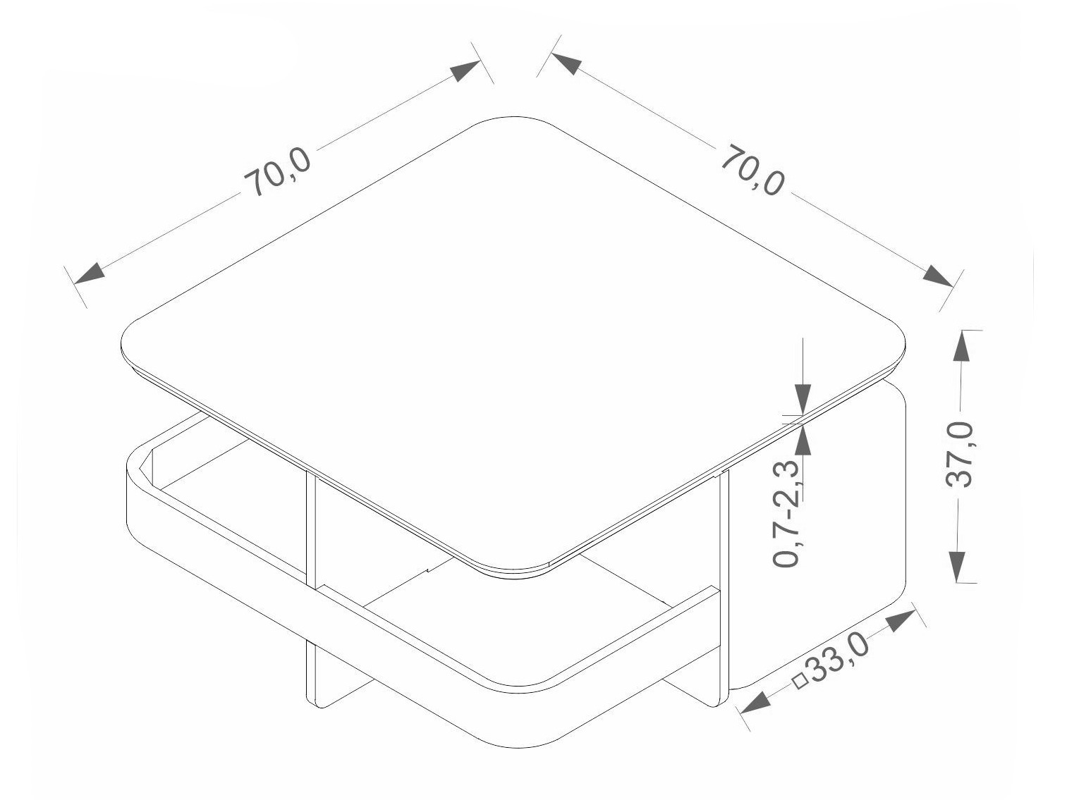 Table basse Houston 2163