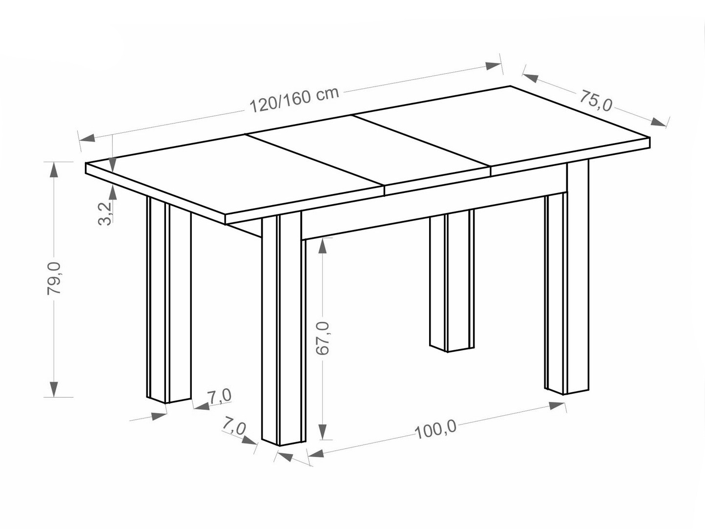 Table Houston 2165 (Cachemire)