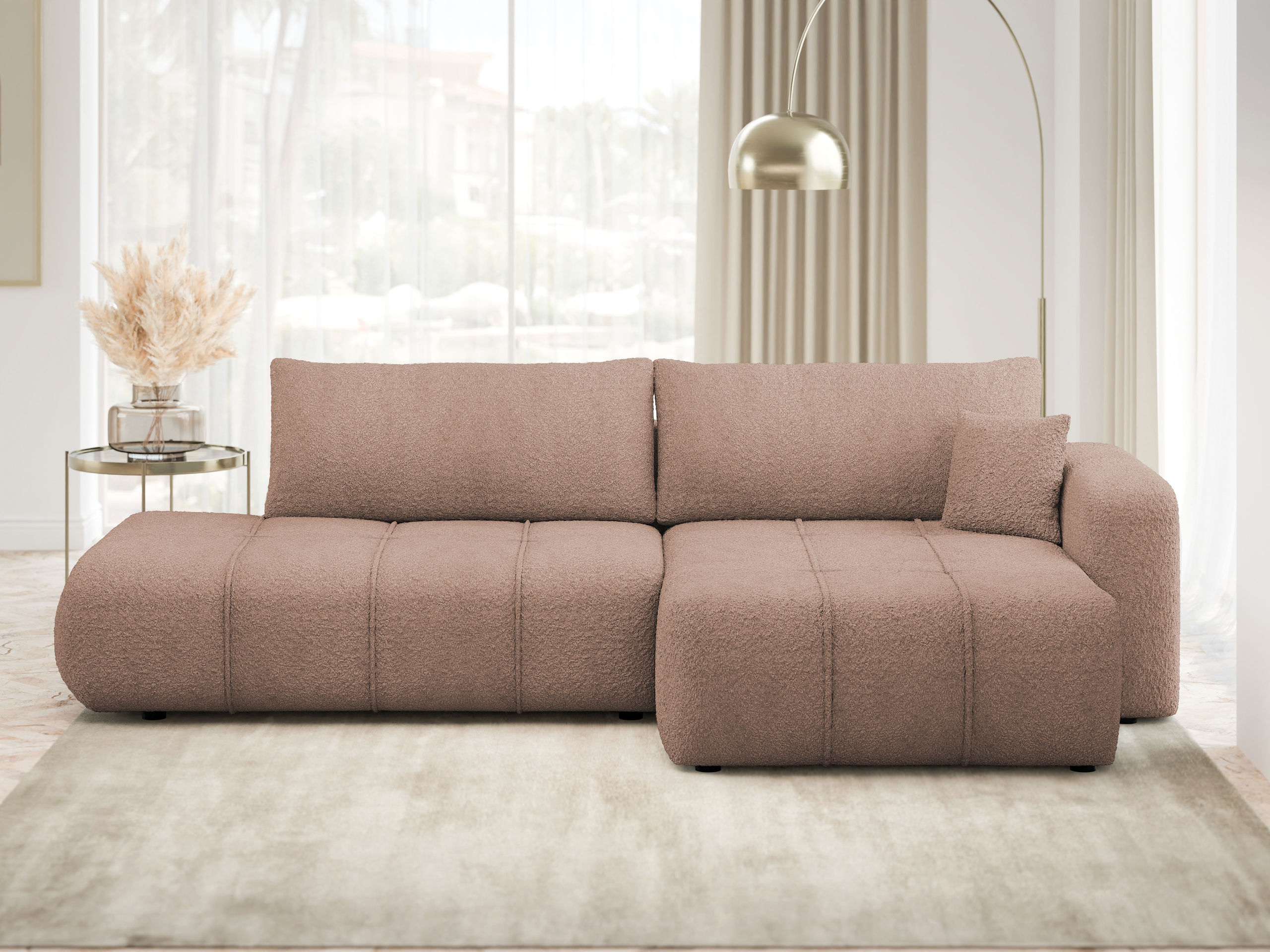 Canapé d'angle Comfivo Laurus III (Coral 45)