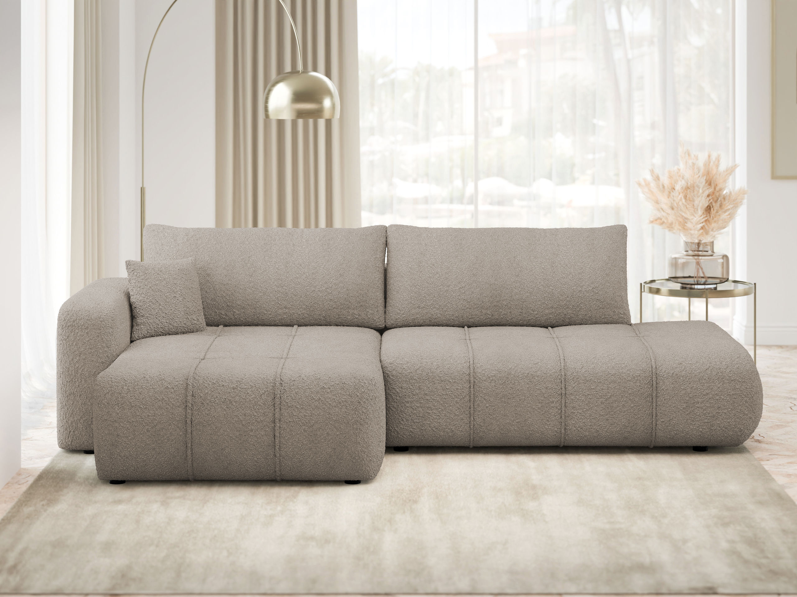Canapé d'angle Comfivo Laurus III (Coral 50)