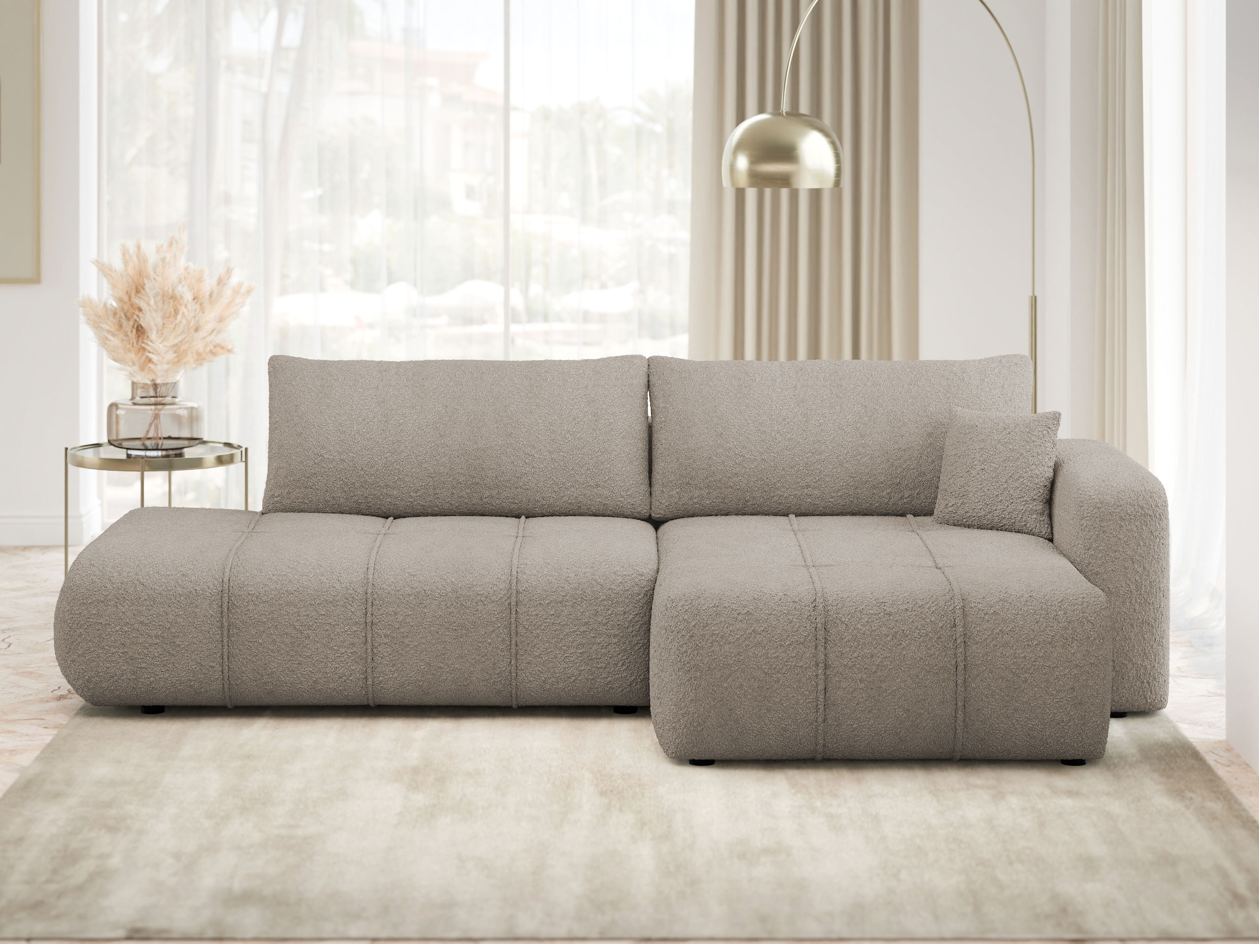 Canapé d'angle Comfivo Laurus III (Coral 50)