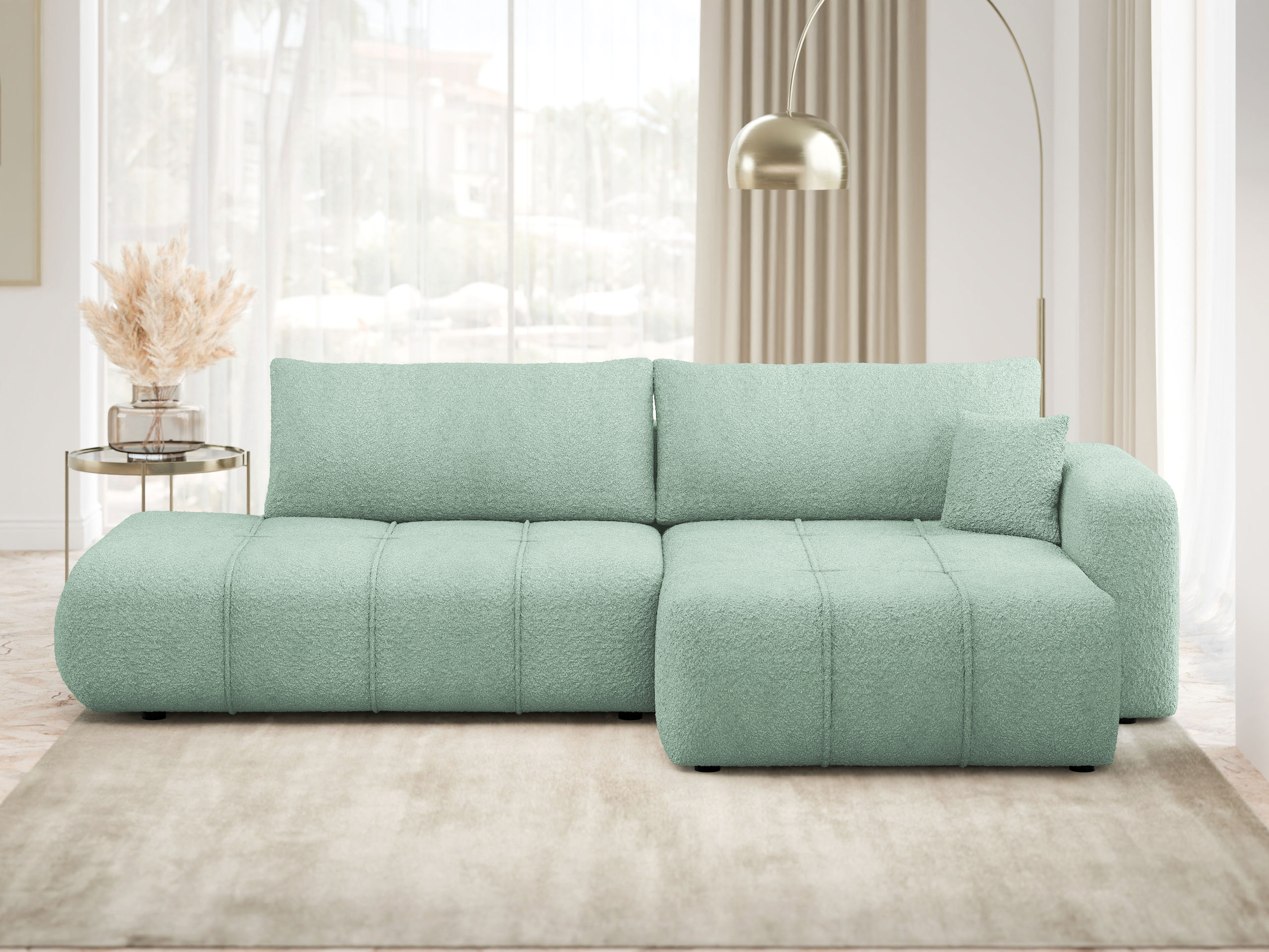 Canapé d'angle Comfivo Laurus III (Coral 55)