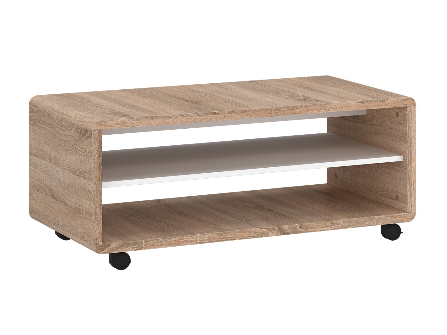 Table basse Ontario 239 (Sonoma chêne + Blanc)