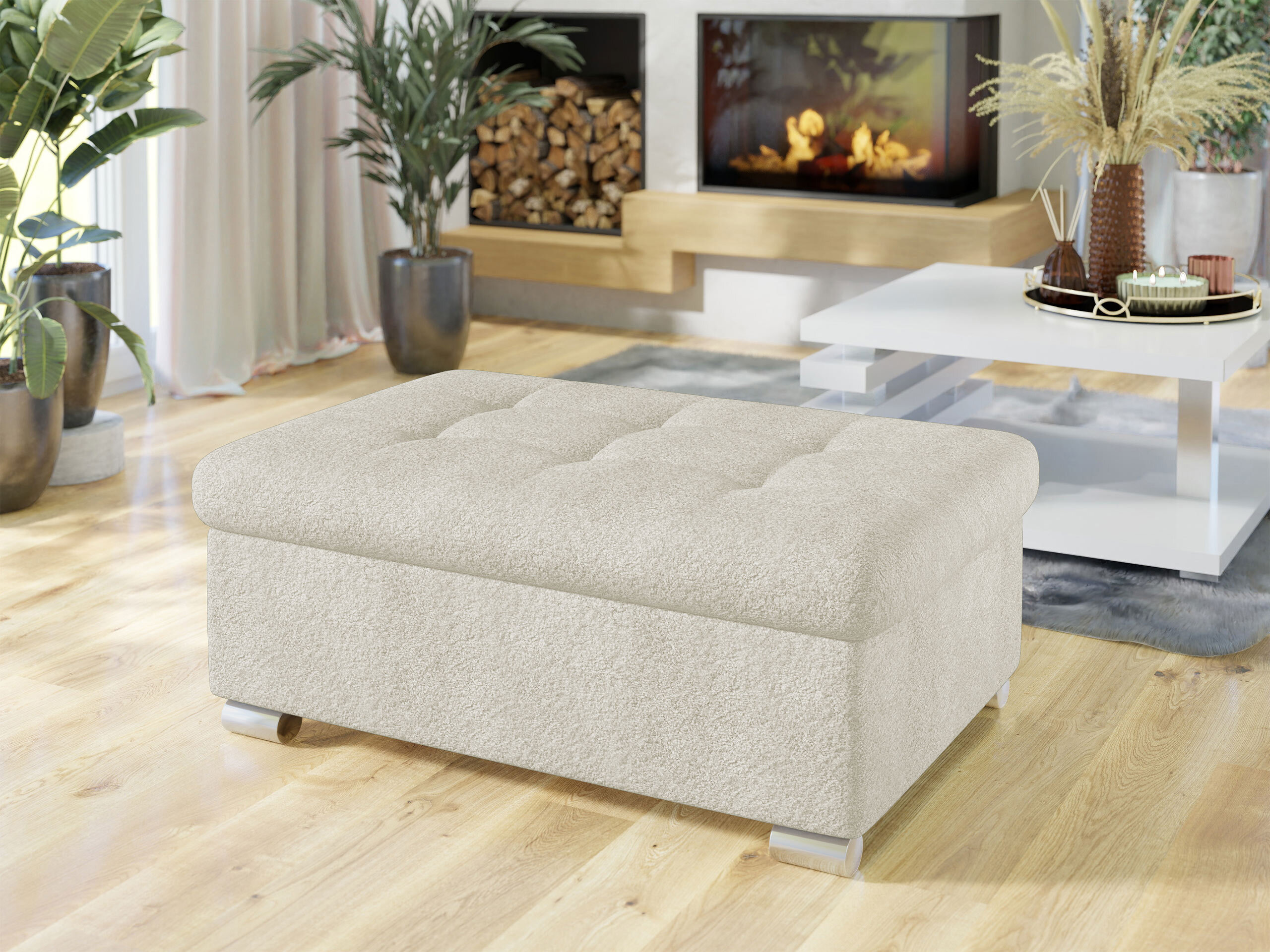 Banc rembourré Comfivo Gemma I (Coral 65)