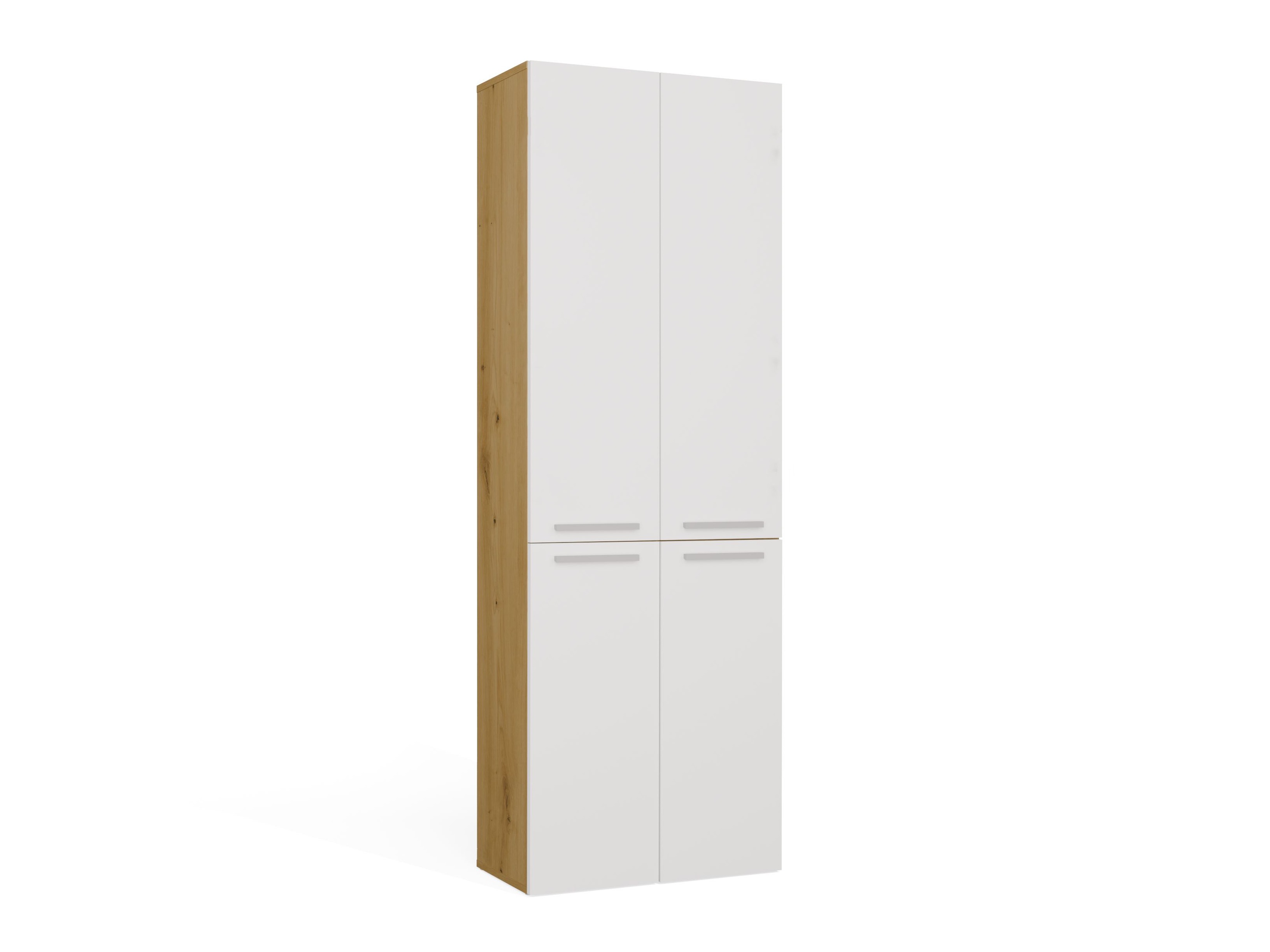 Armoire de bain à poser Nolmaru 100 (Chêne Artisan + Blanc)