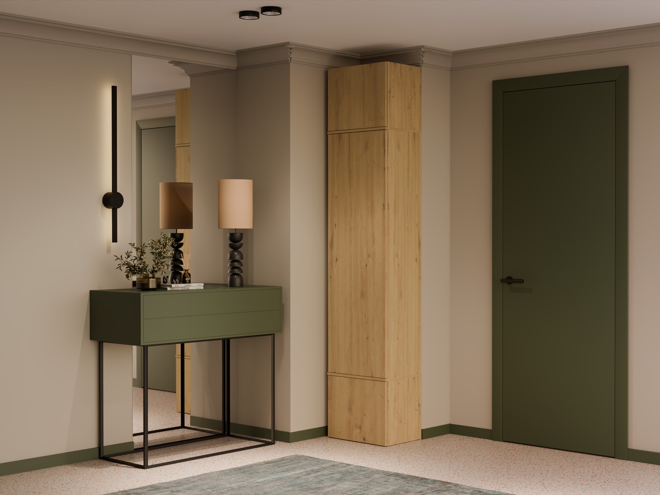 Armoire Mandeville 375 (Chêne Artisan)
