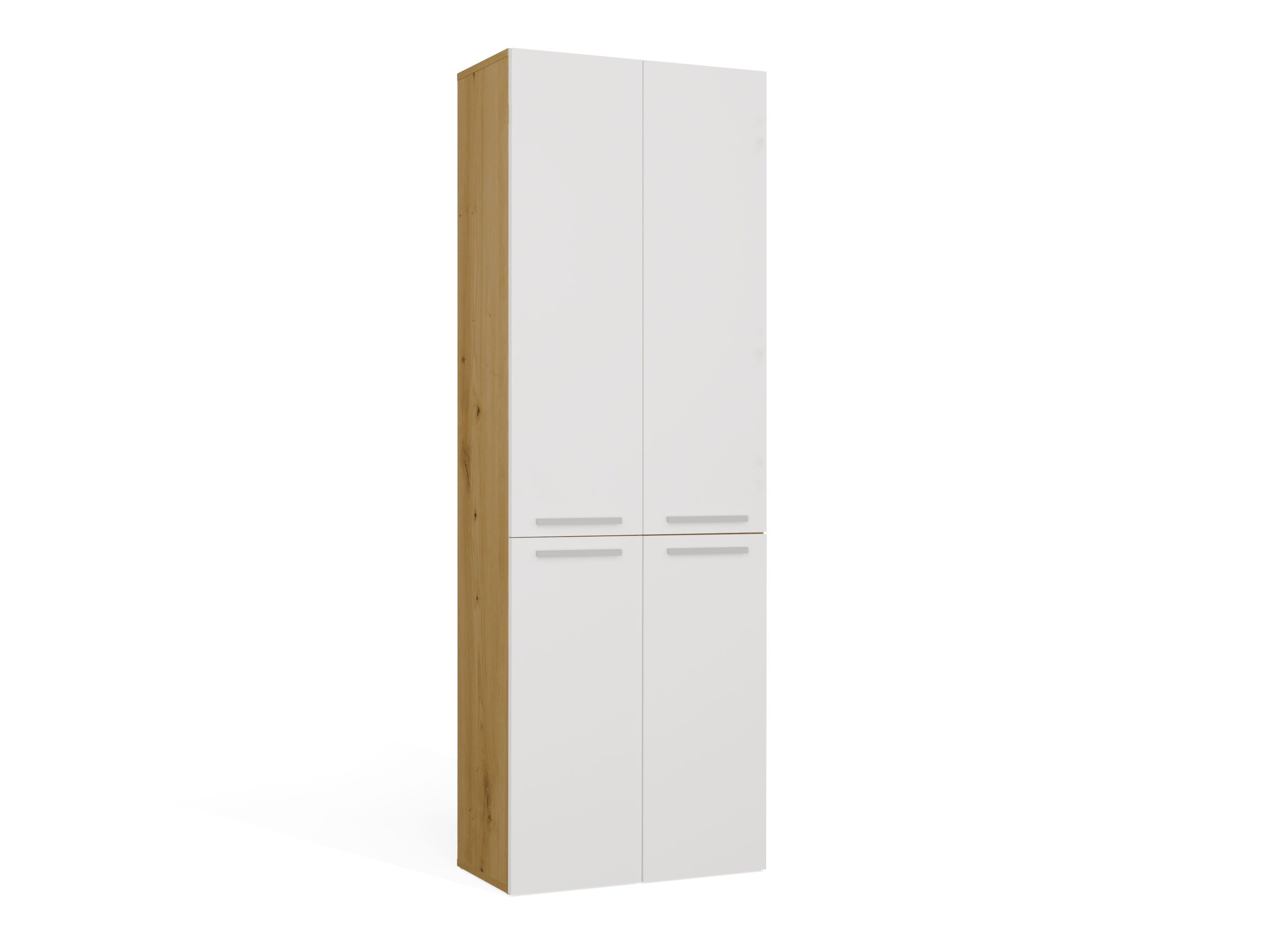 Armoire de bain à poser Nolmaru 102 (Chêne Artisan + Blanc)