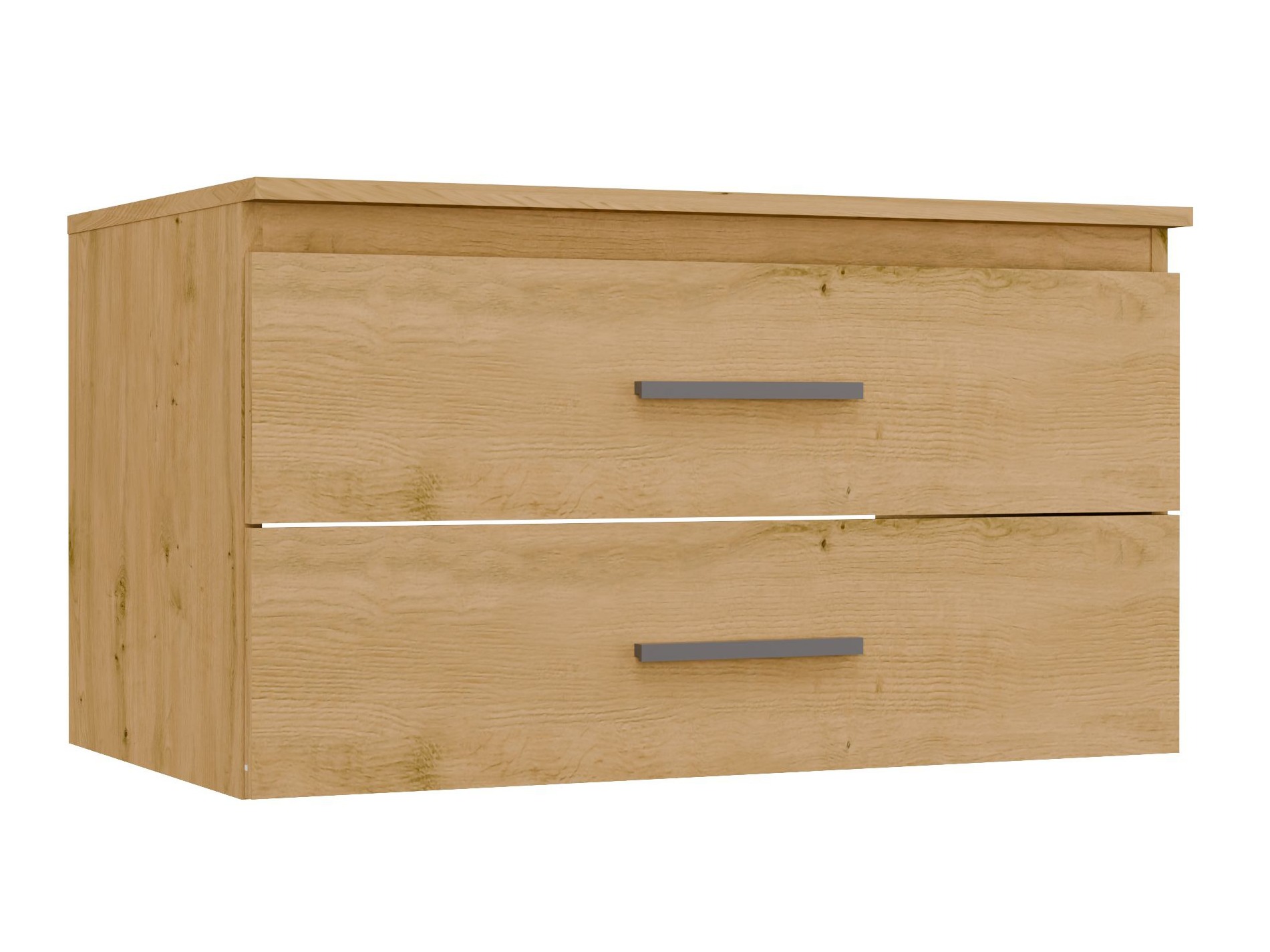 Armoire de salle de bains murale pour lavabo Nolmaru 113 (Chêne Artisan)