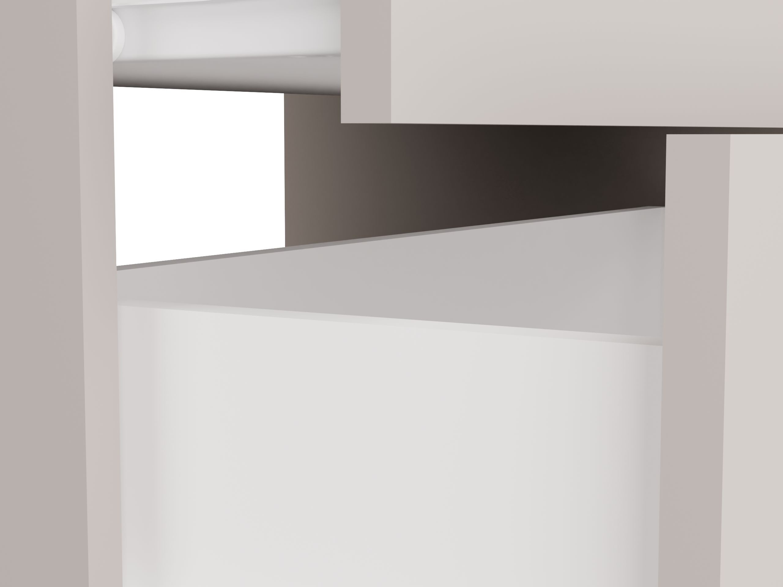 Armoire de salle de bains murale pour lavabo Nolmaru 113 (Cachemire)