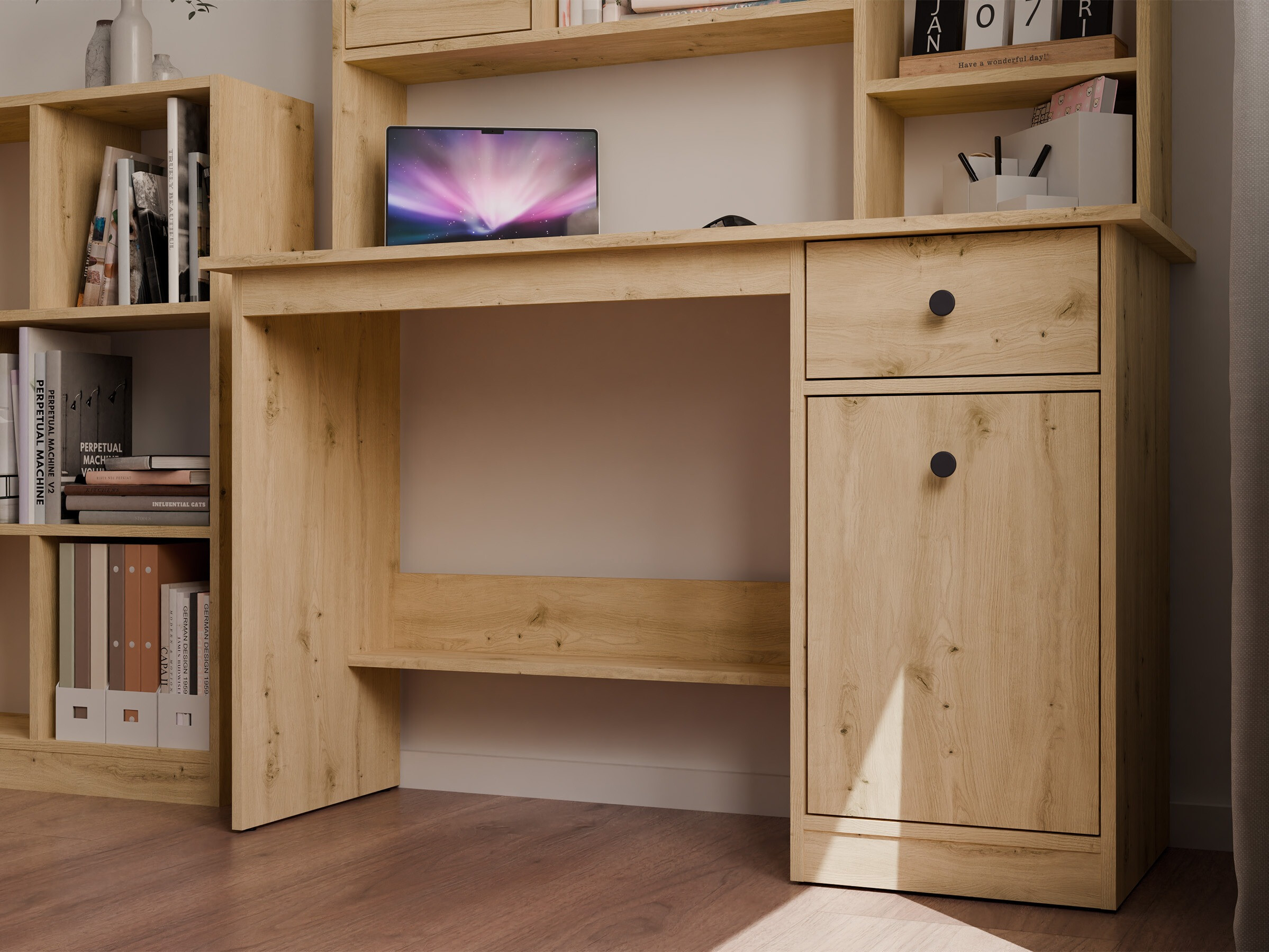 Bureau Mandeville 376 (Chêne Artisan)