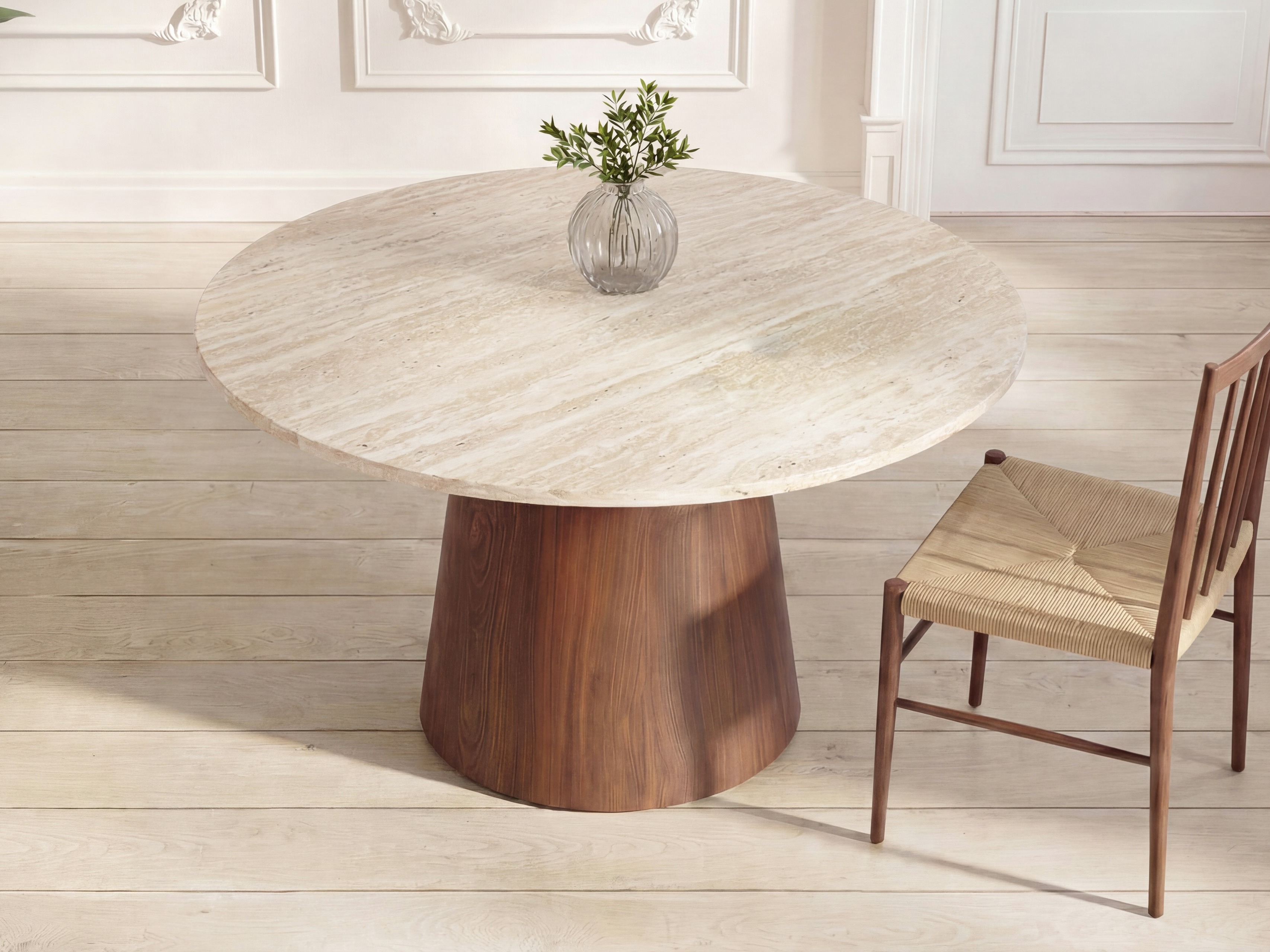 Table Dallas 3740 (Beige + Marron)