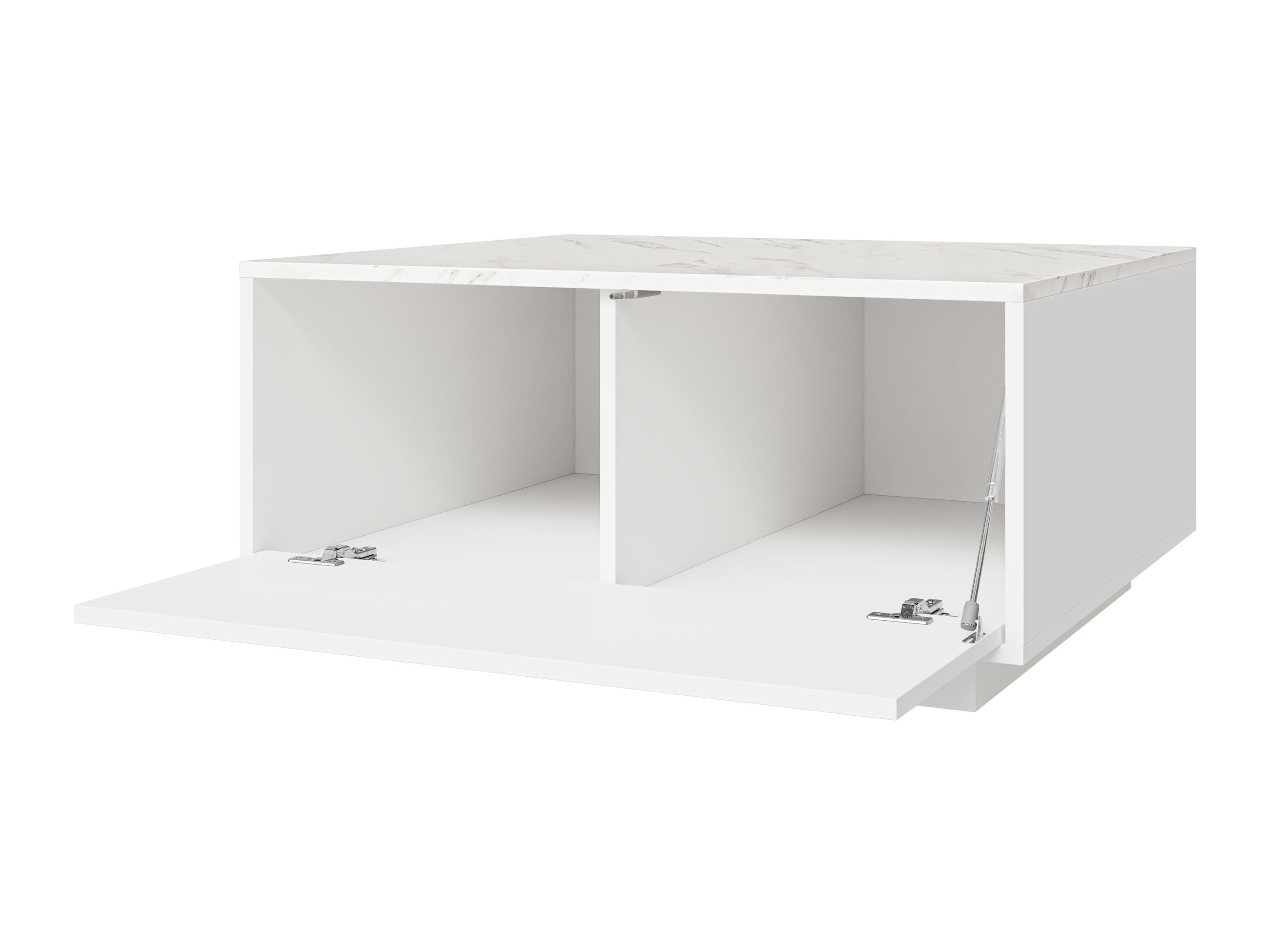 Table basse Comfivo Unda (Marbre noir + Noir)
