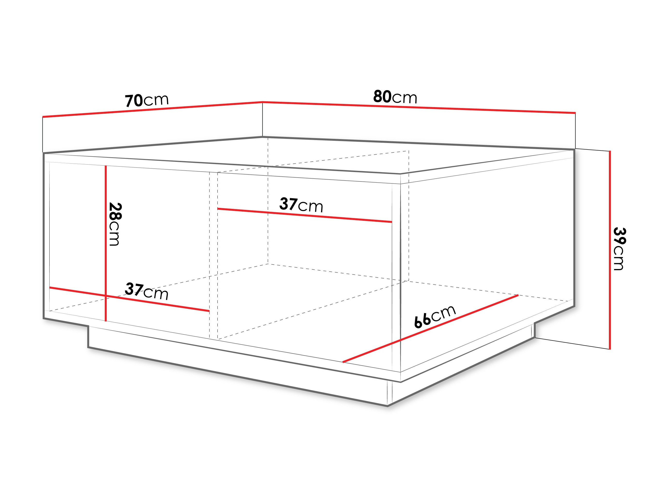 Table basse Comfivo Unda (Travertin clair + Beige)