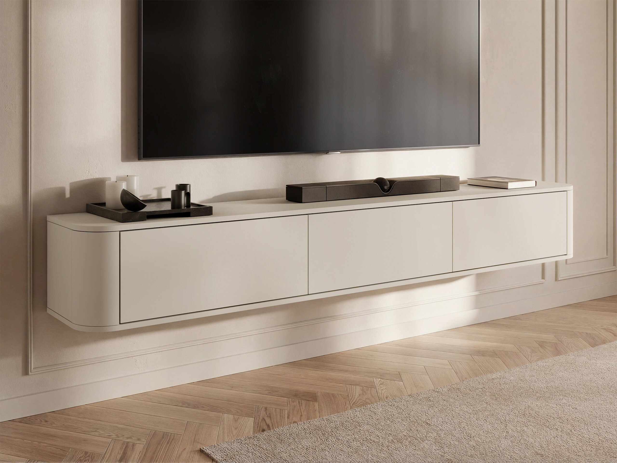 Meuble TV Comfivo Claritas (Cachemire)