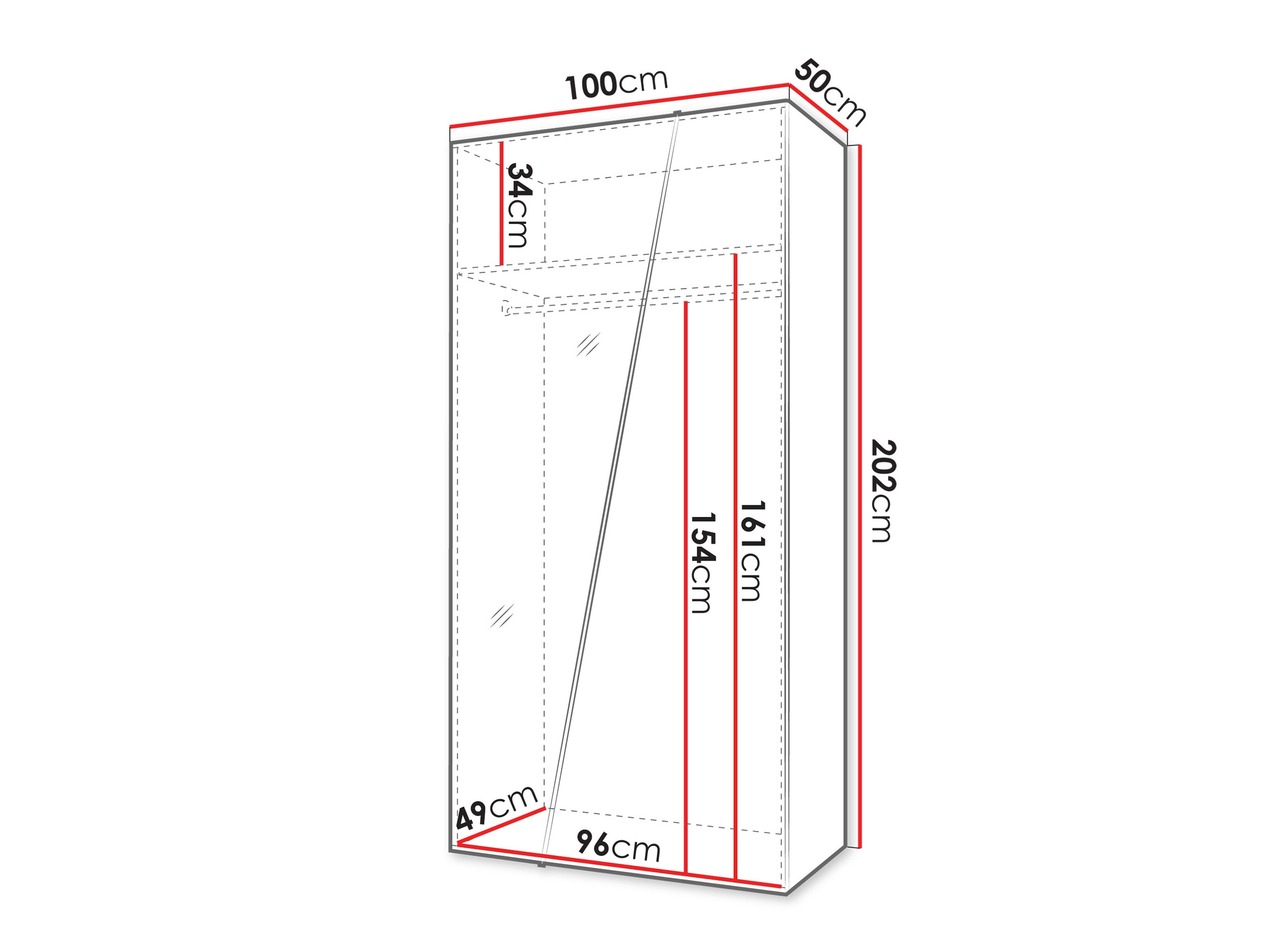 Armoire Hartford 633 (Cachemire)