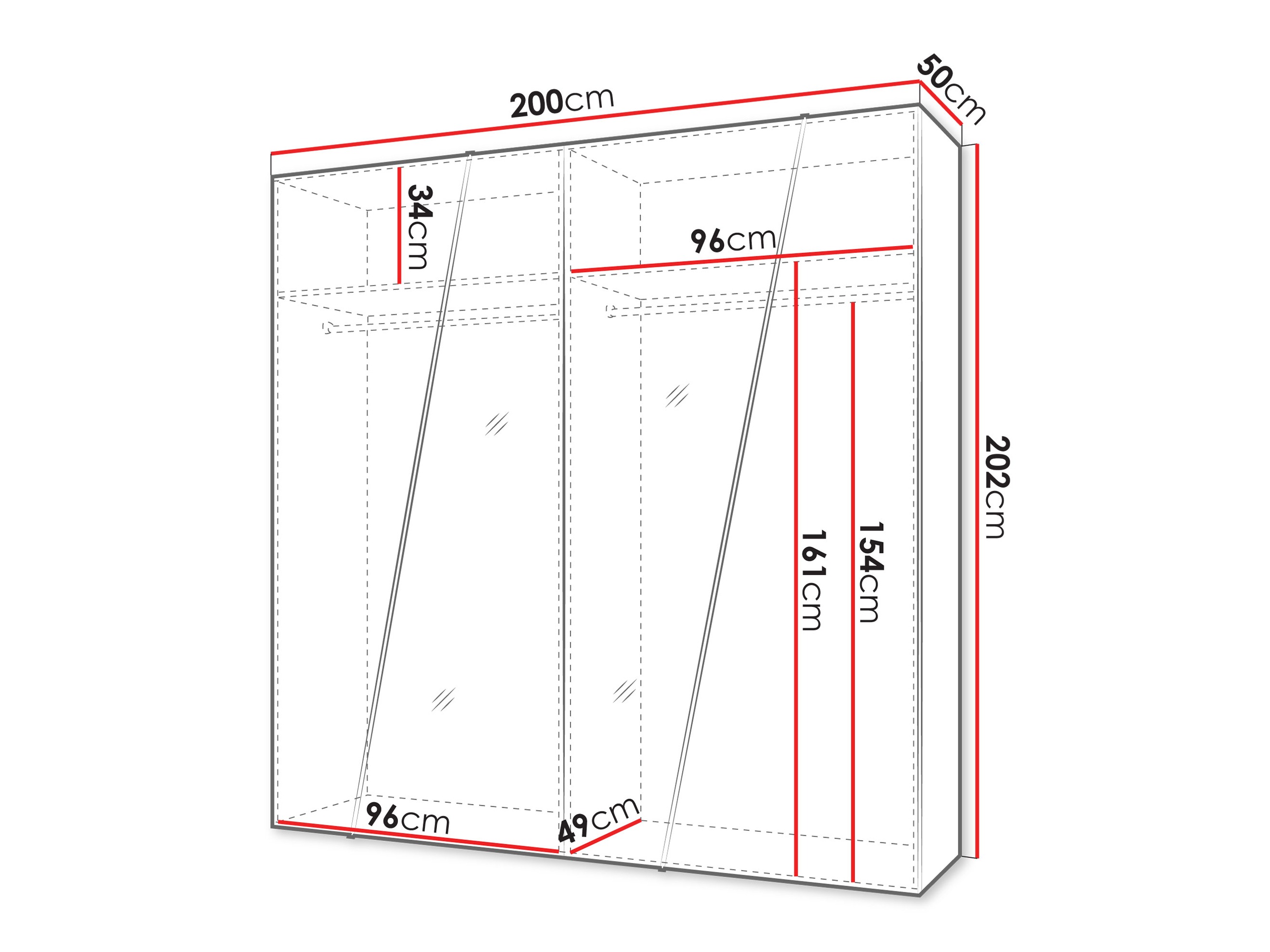 Armoire Hartford 635 (Blanc)