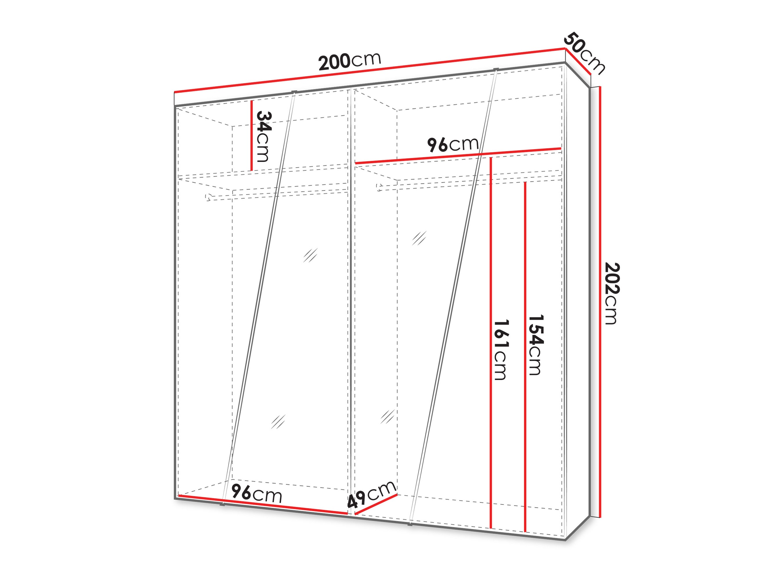 Armoire Hartford 635 (Blanc)