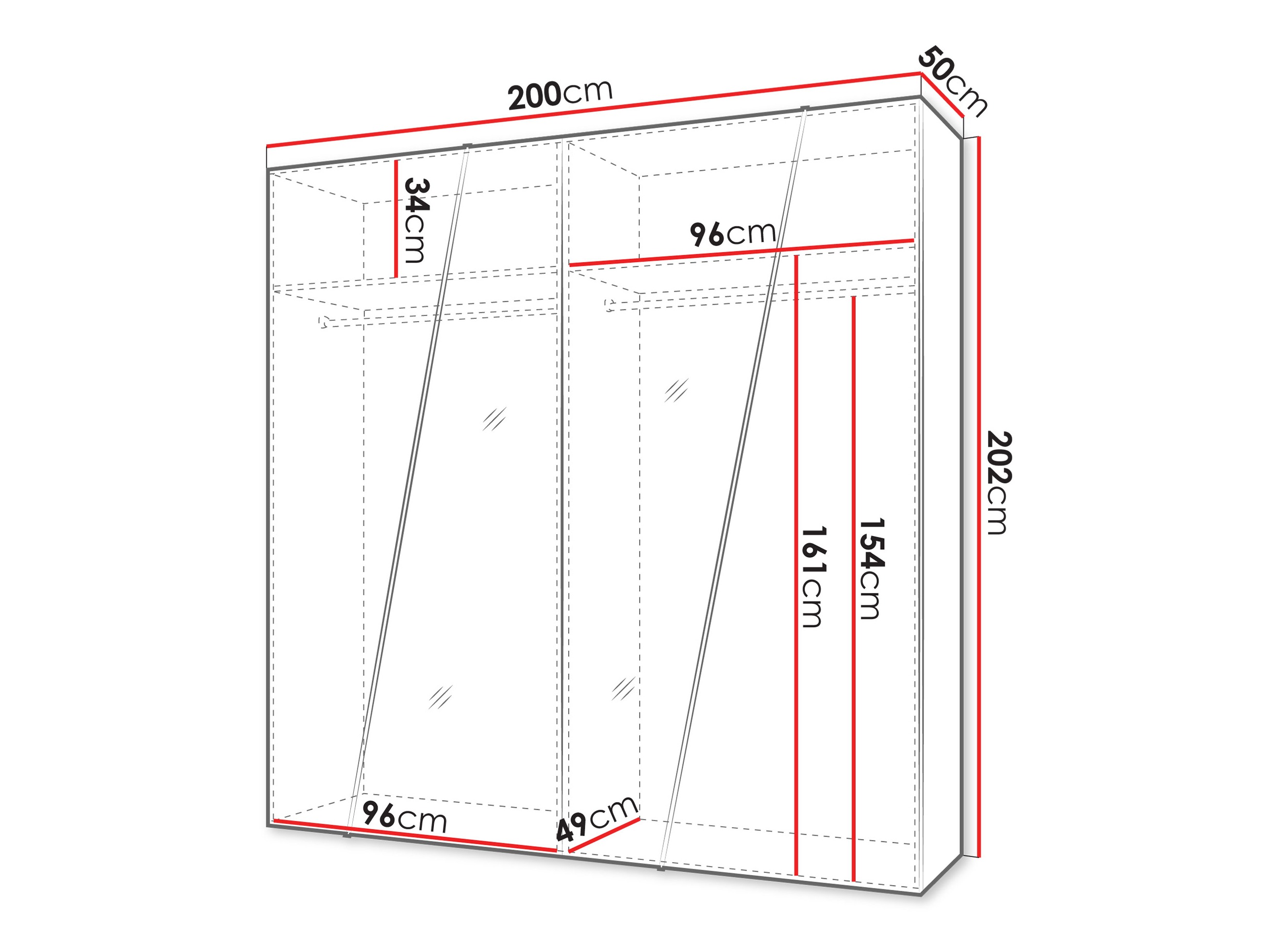 Armoire Hartford 635 (Noyer)