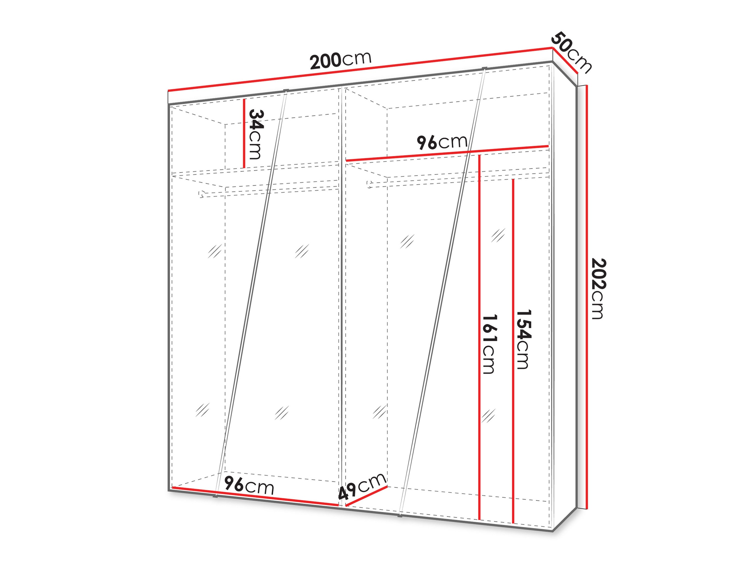 Armoire Hartford 636 (Cachemire)