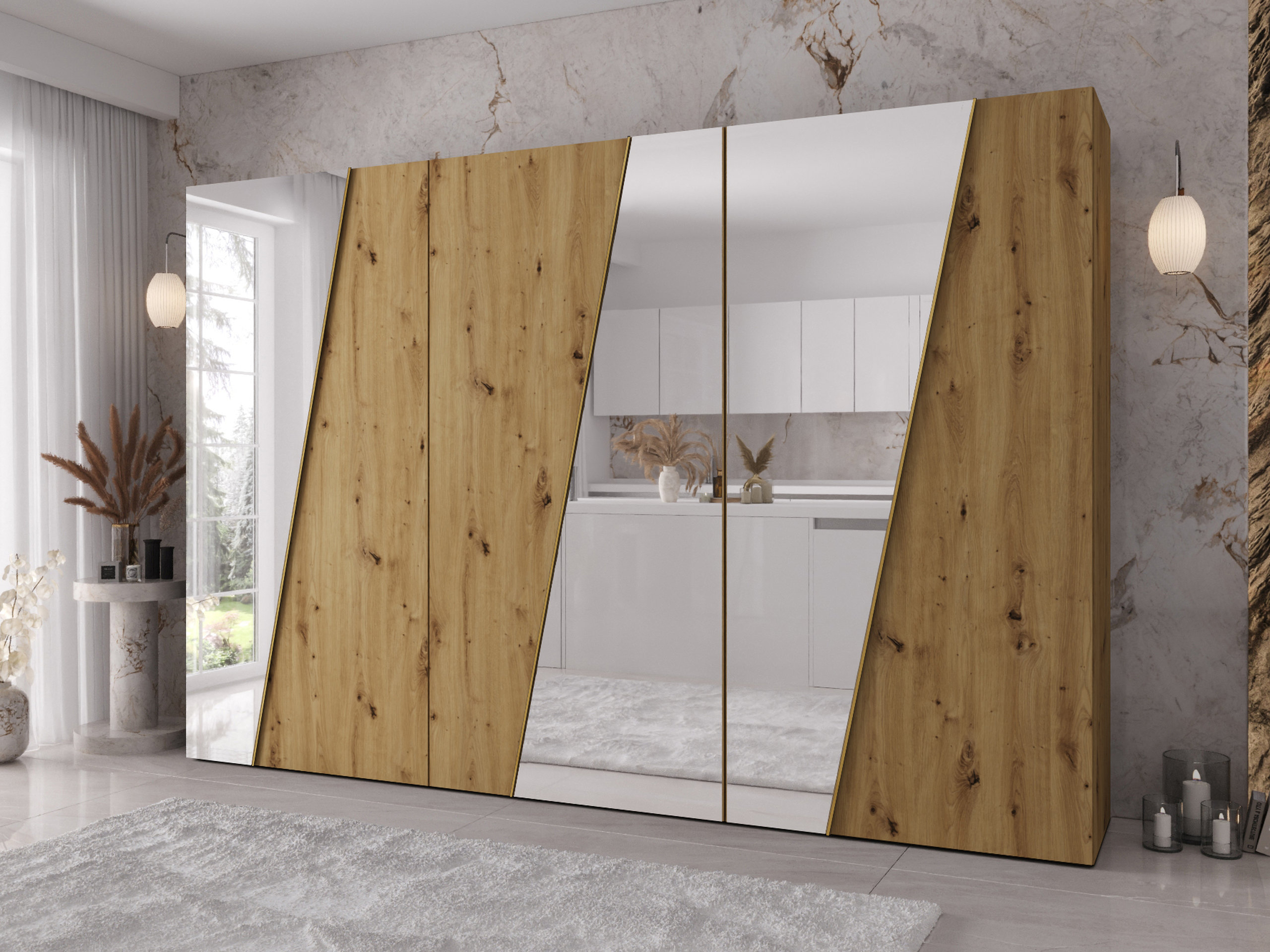Armoire Hartford 637 (Chêne Artisan)