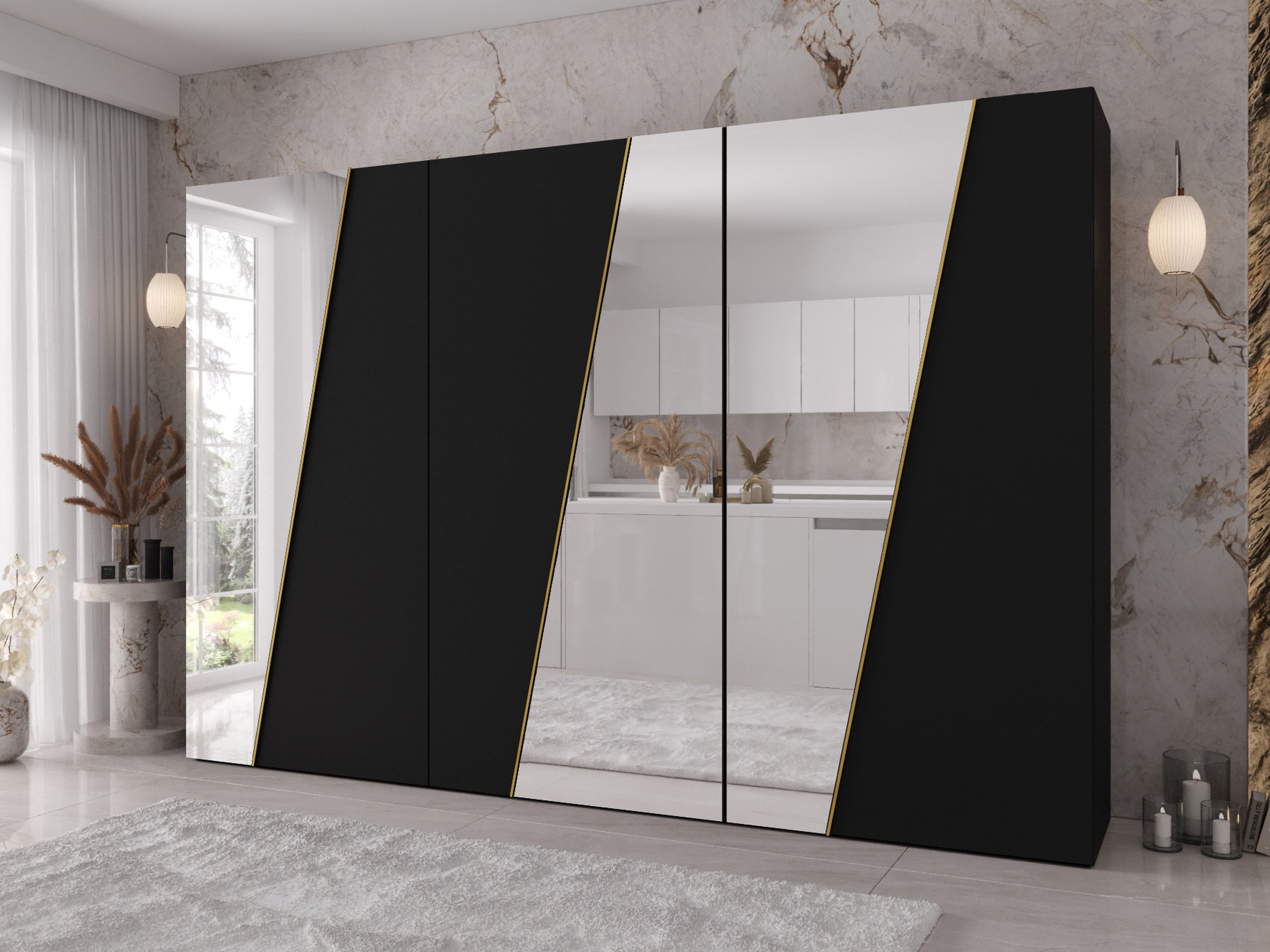 Armoire Hartford 637 (Noir)
