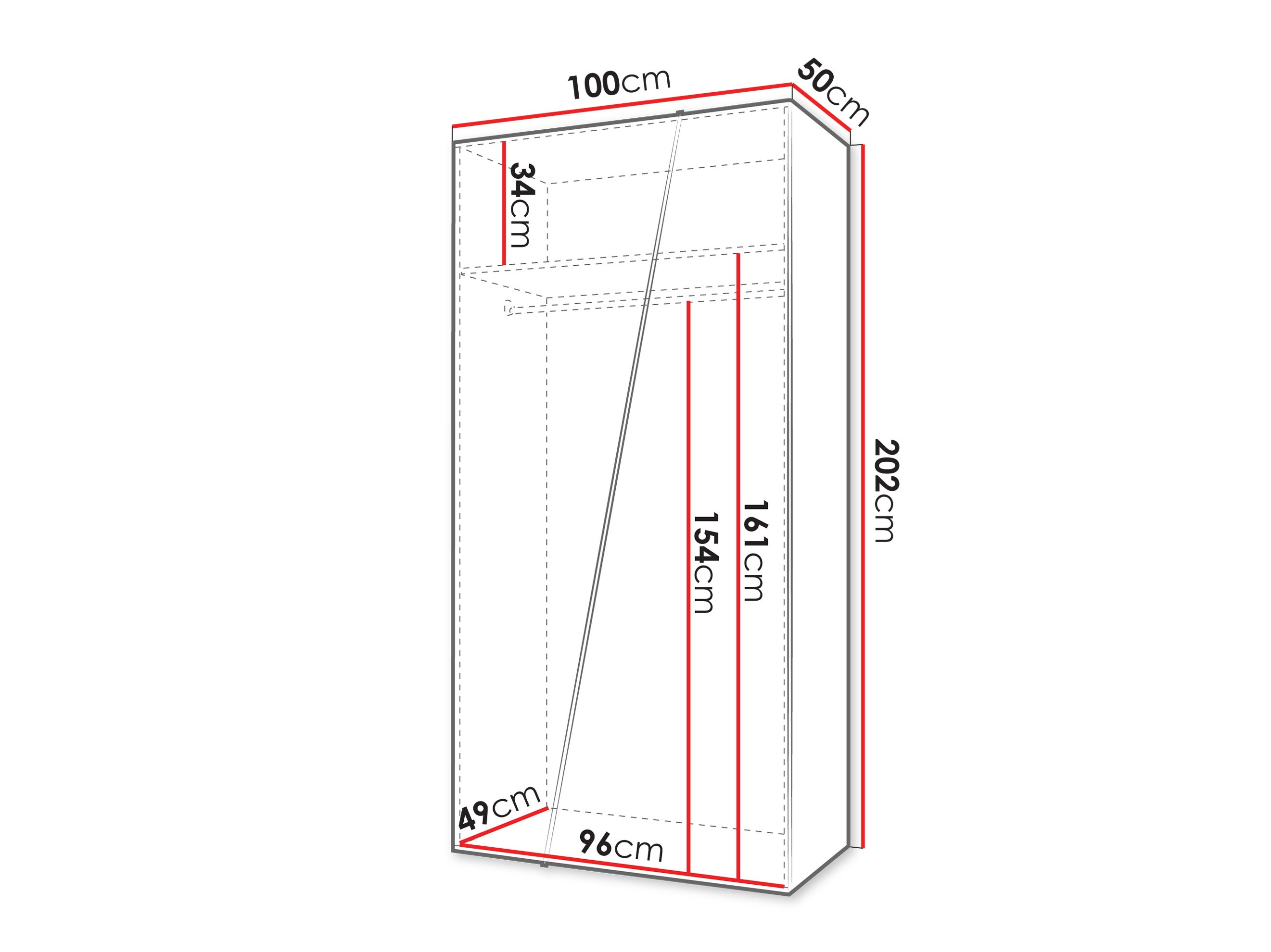 Armoire Hartford 639 (Blanc)